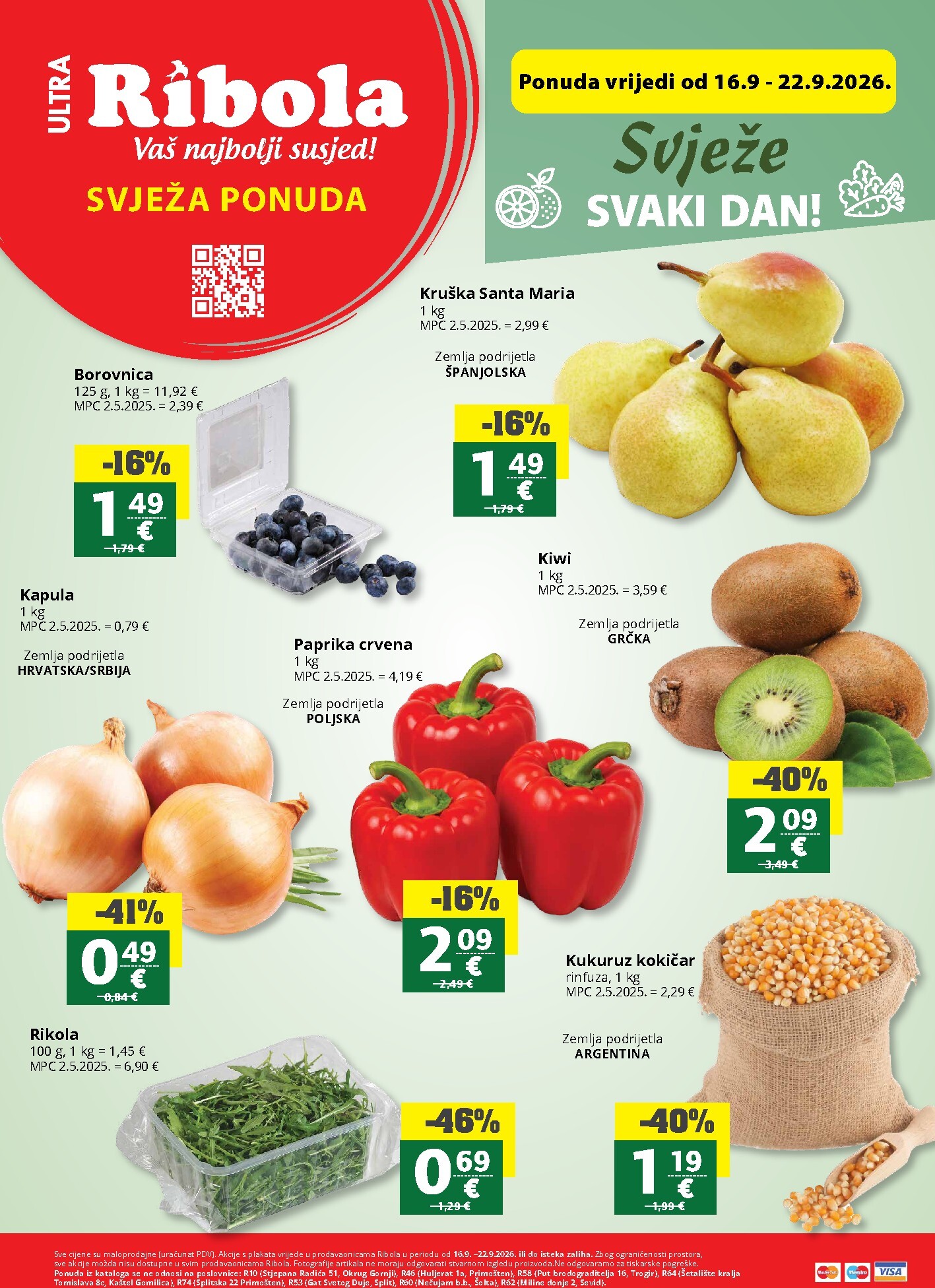 ribola - Aktualni katalog Ribola - Super Ponuda od srijede, 16.09.2026 do utorka, 22.09.2026