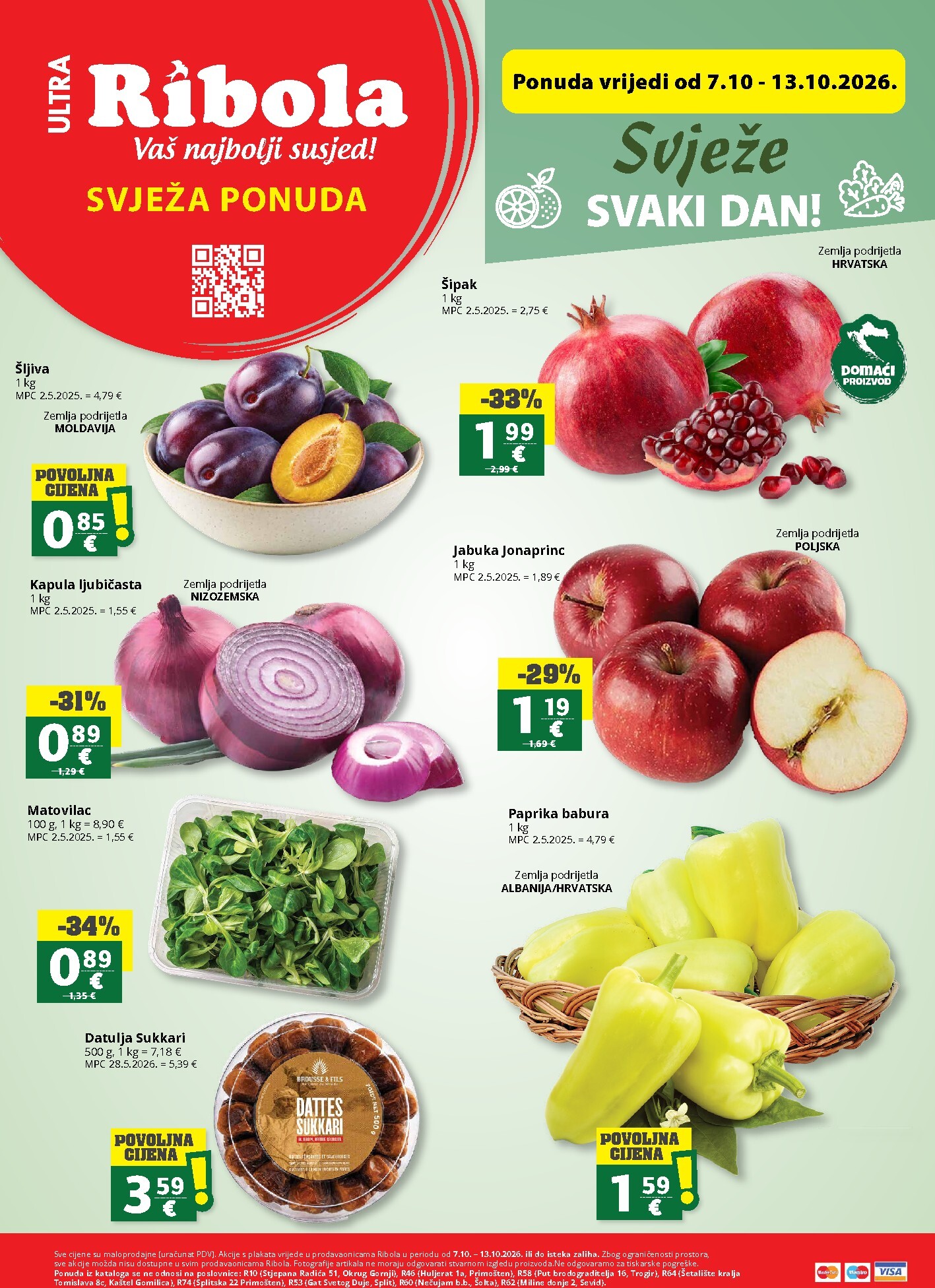 ribola - Aktualni katalog Ribola - Super ponuda od srijede, 07.10.2026 do utorka, 13.10.2026 - page: 1