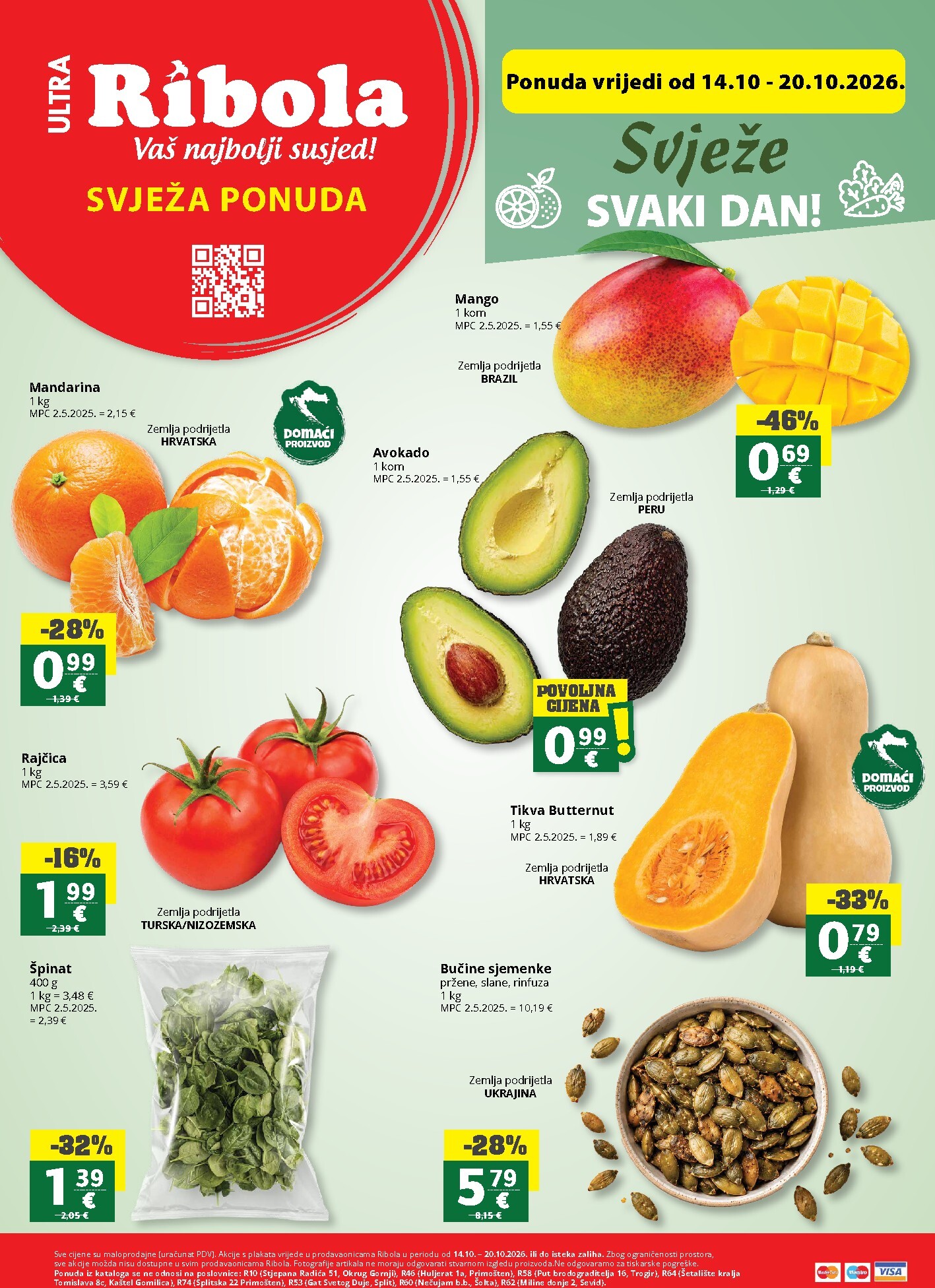 ribola - Aktualni katalog Ribola - Super ponuda od srijede, 14.10.2026 do utorka, 20.10.2026