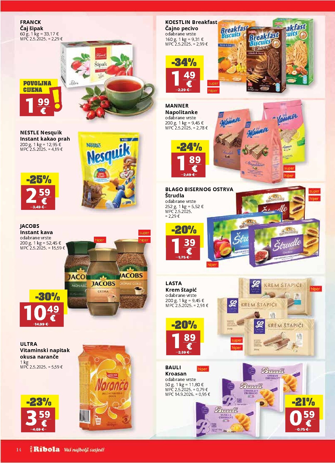 ribola - Novi Ribola katalog od srijede, 21.10.2026 do utorka, 27.10.2026 - page: 14