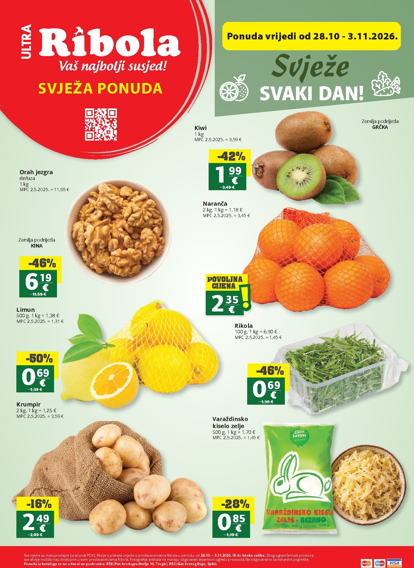 ribola - Aktualni katalog Ribola - Super ponuda od srijede, 28.10.2026 do utorka, 03.11.2026 - page: 1