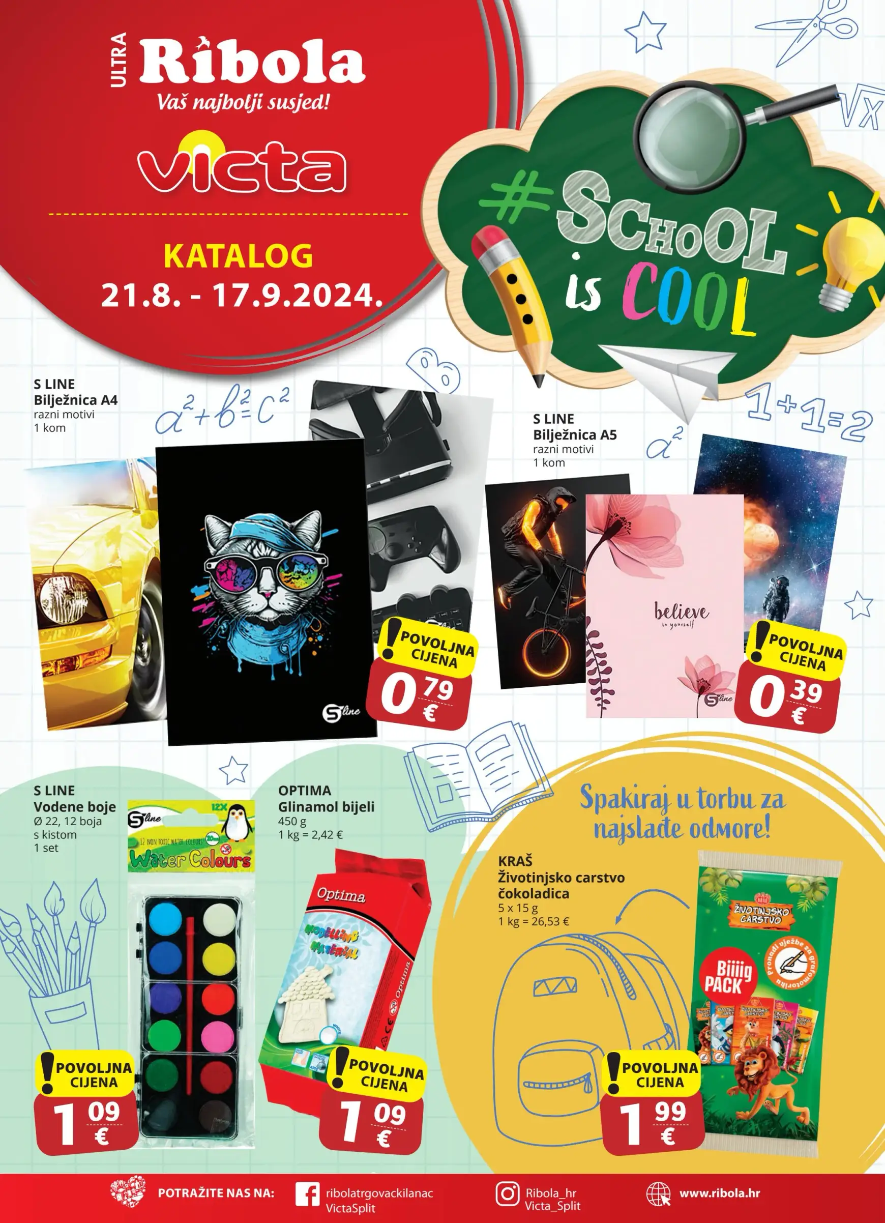 ribola - Novi katalog Ribola - Letak škola 21.08. - 17.09.