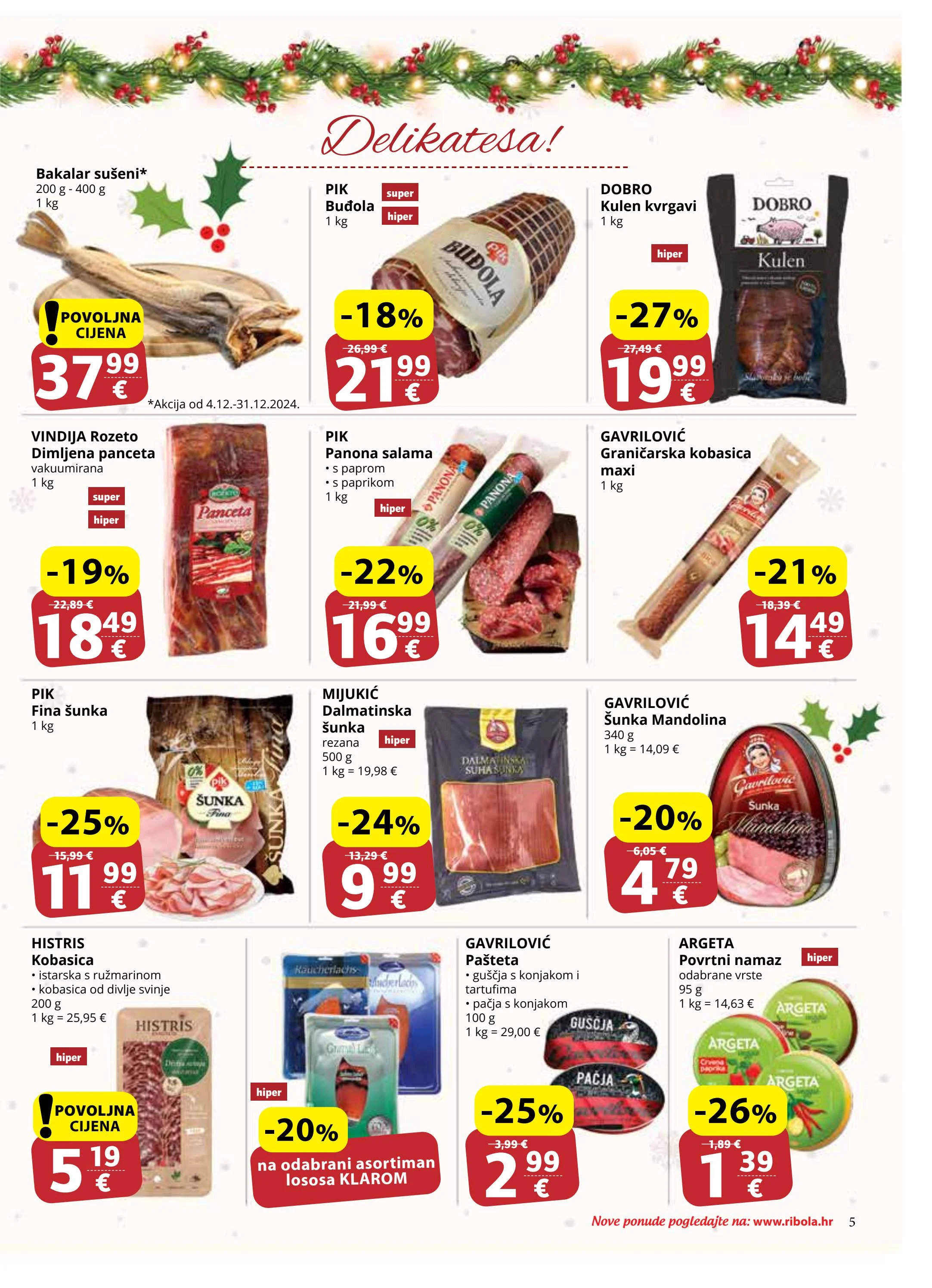 ribola - Ribola katalog vrijedi od 18.12. do 31.12. - page: 5