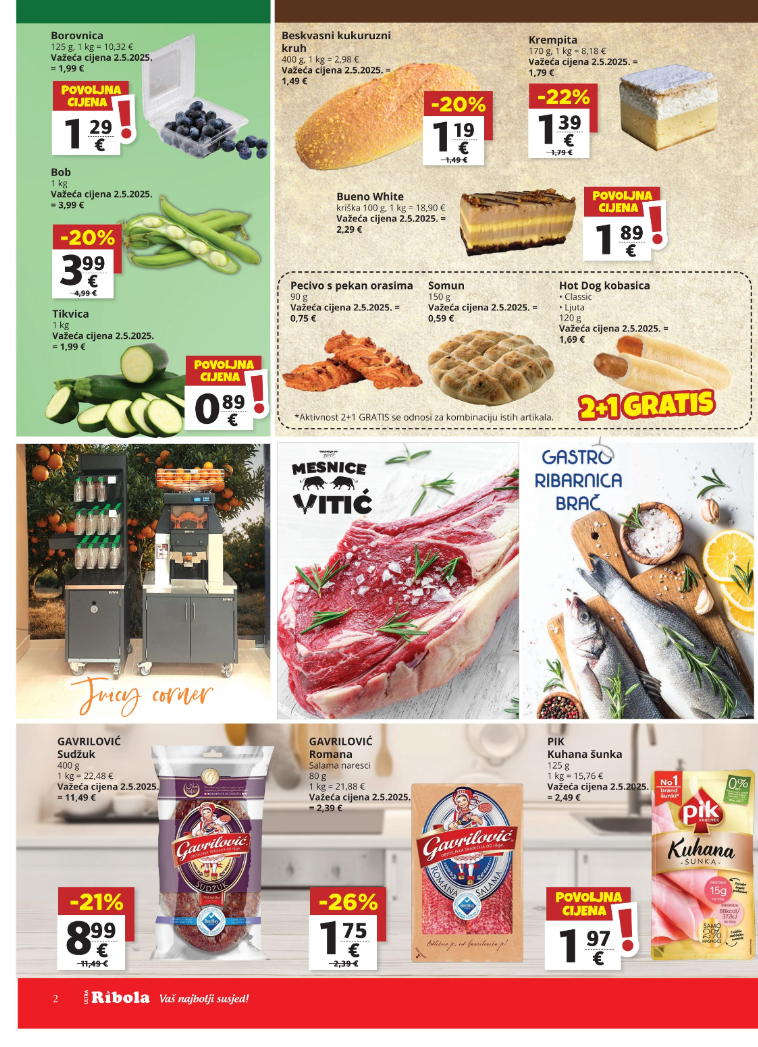 ribola - Prelistajte ovaj Ribola - Super ponuda TC Kaštela katalog, vrijedi od 21.05. do 03.06. - page: 2