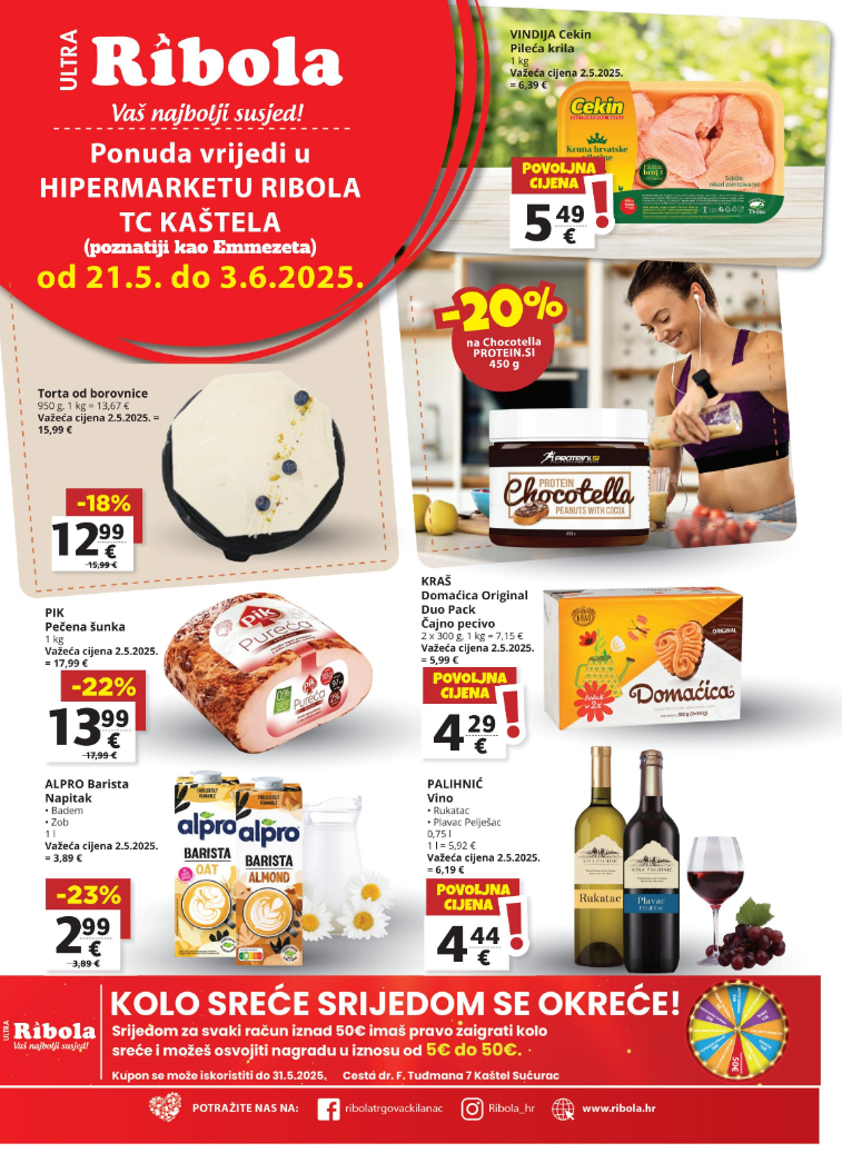 ribola - Prelistajte ovaj Ribola - Super ponuda TC Kaštela katalog, vrijedi od 21.05. do 03.06.