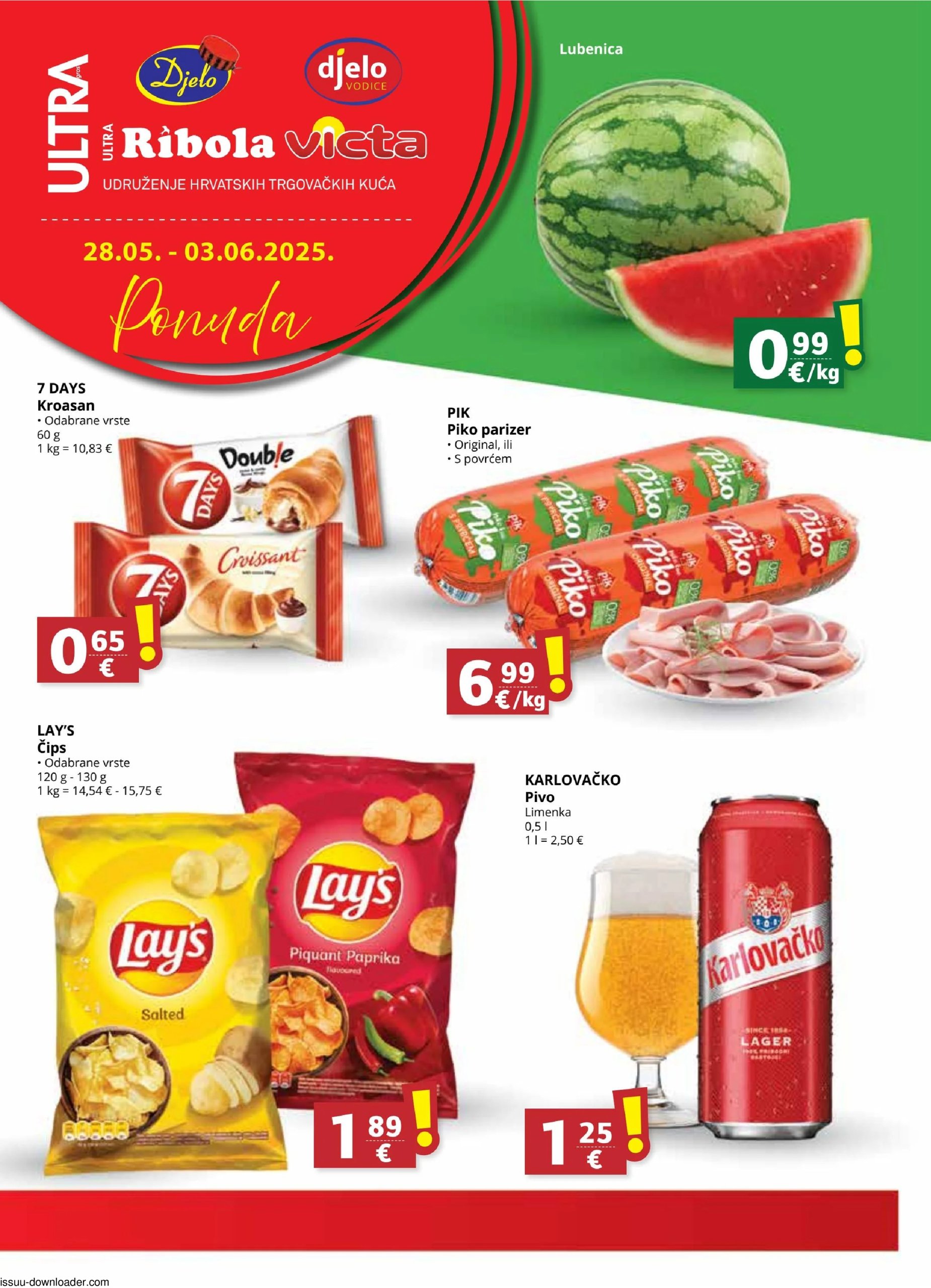 ribola - Prelistajte ovaj Ribola katalog, vrijedi od 28.05. do 03.06. - page: 1