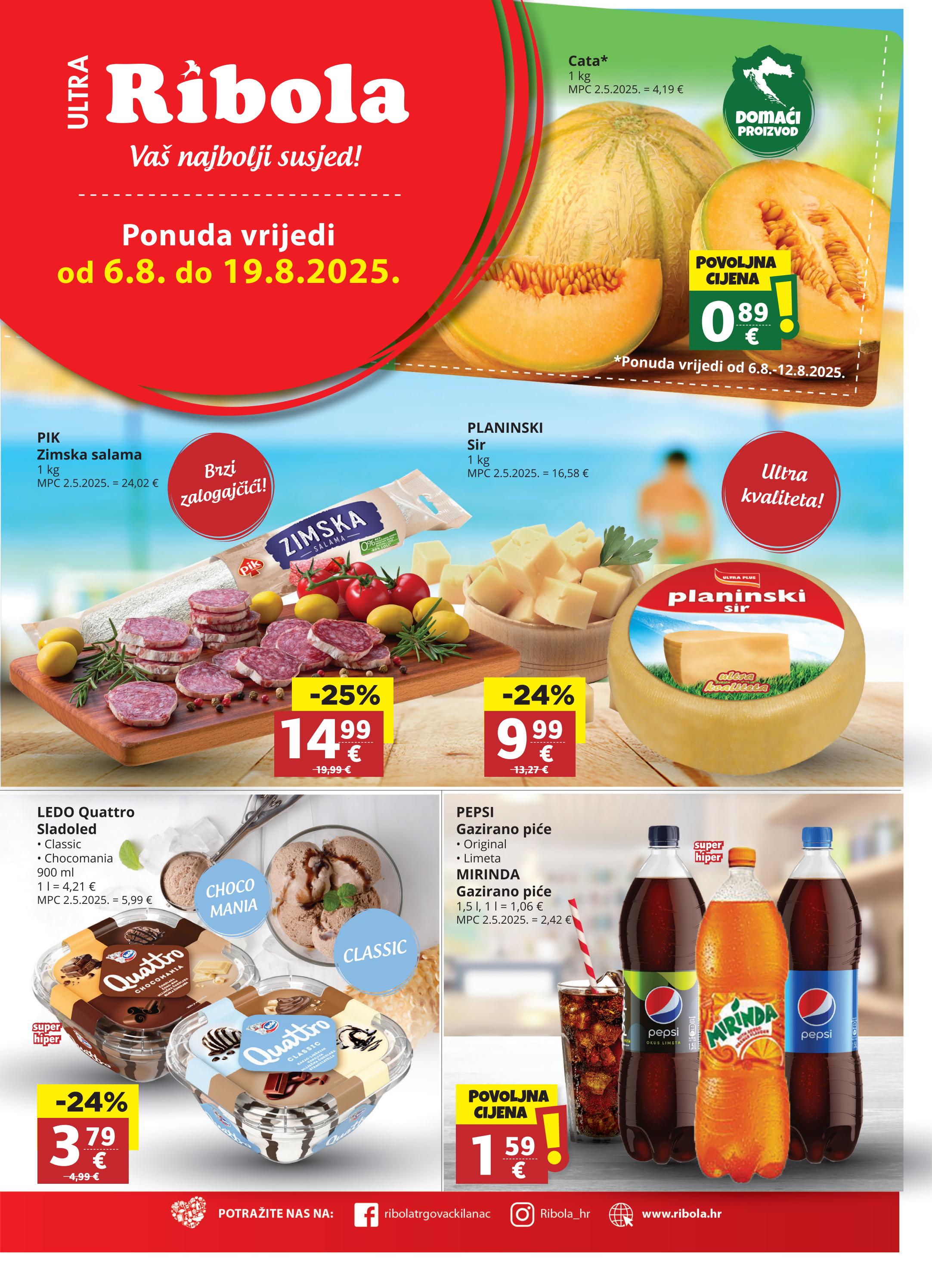 ribola - Prelistajte katalog Ribola, vrijedi od 06.08. do 19.08.