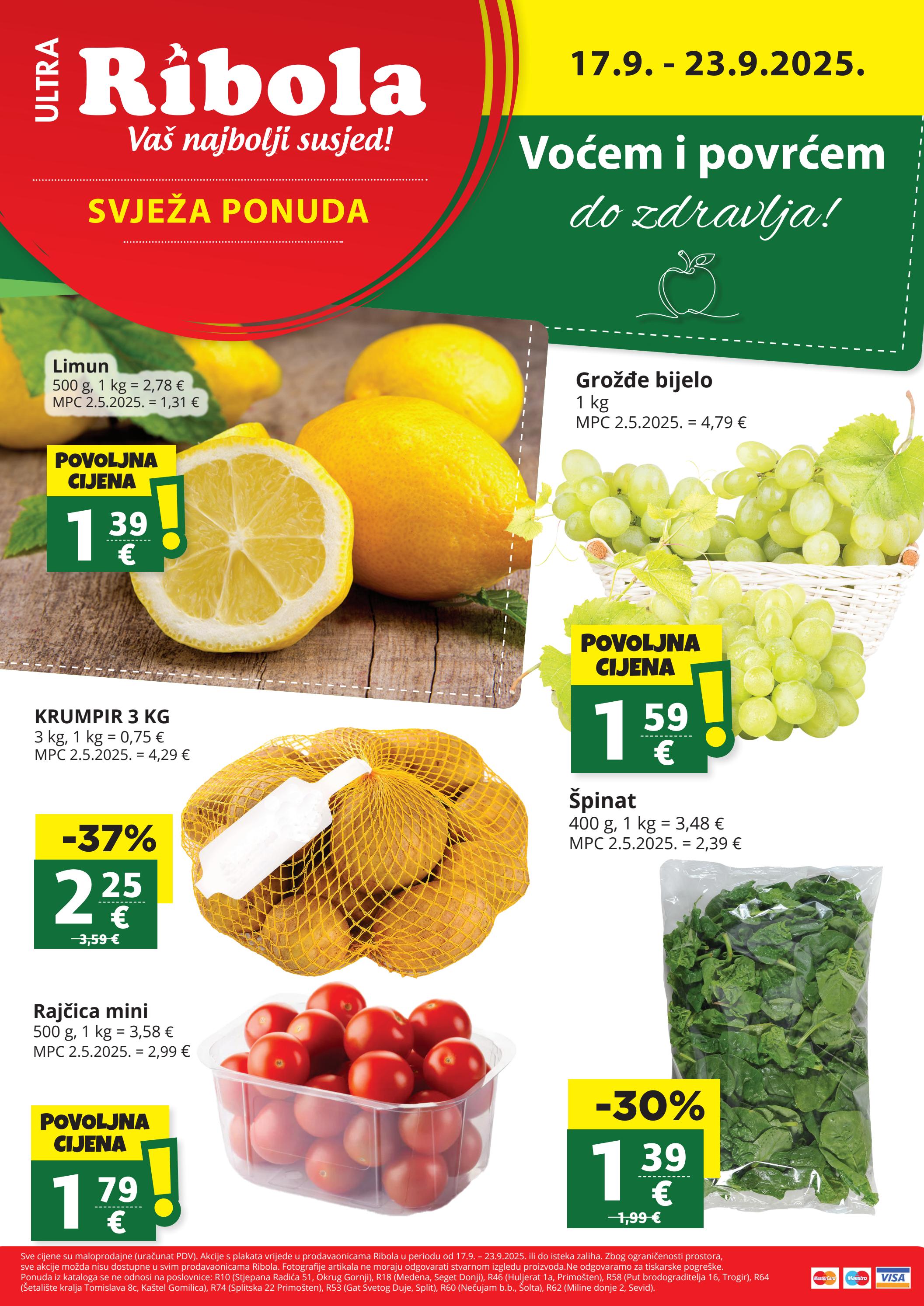 ribola - Prelistajte katalog Ribola - Super ponuda, vrijedi od 17.09. do 23.09.