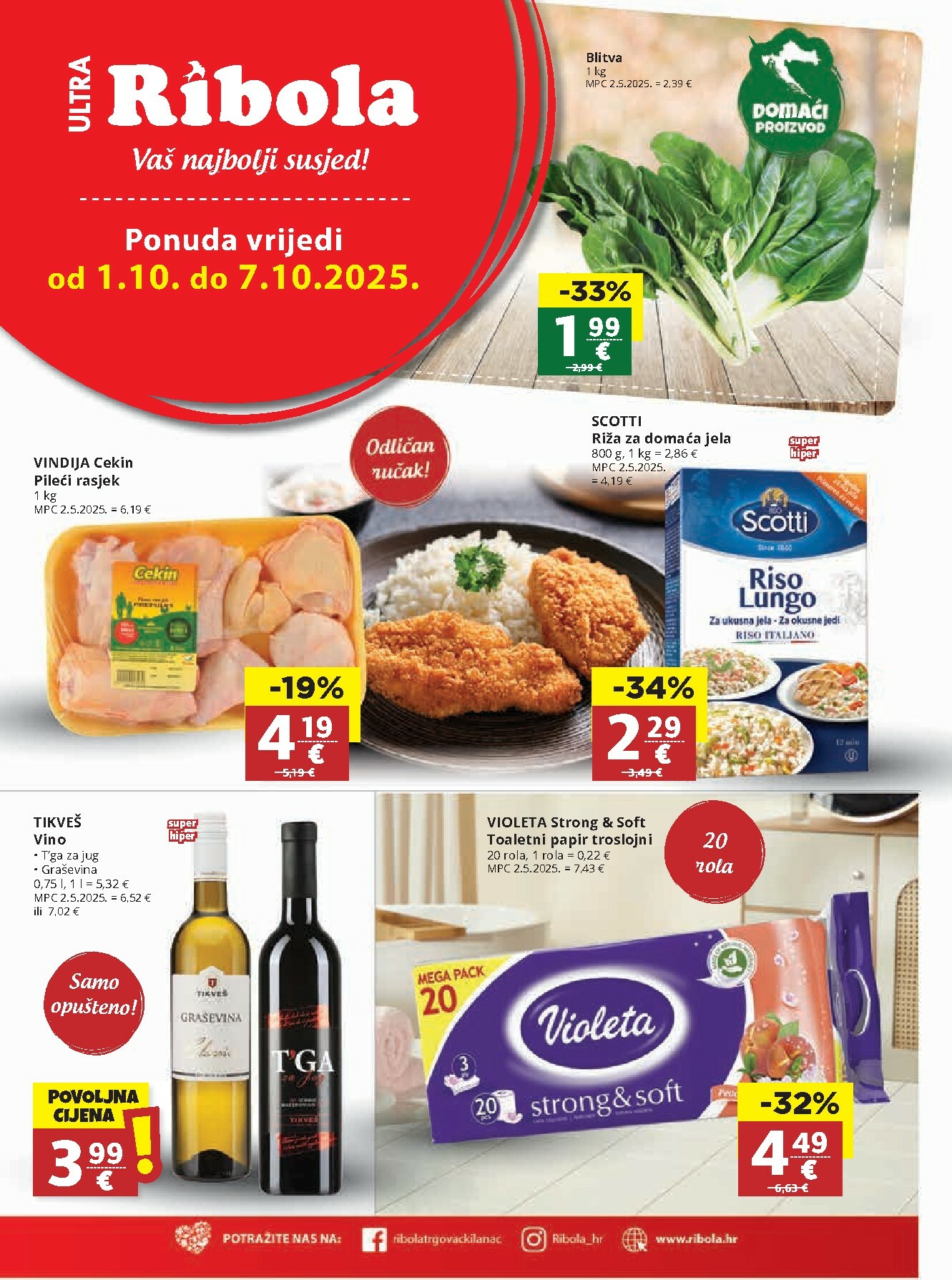 ribola - Prelistajte katalog Ribola, vrijedi od 01.10. do 07.10.