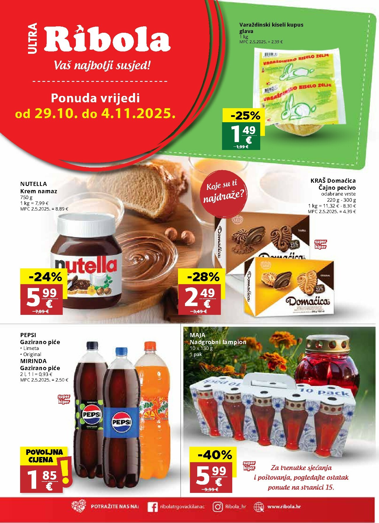 ribola - Prelistajte katalog Ribola, vrijedi od 29.10. do 04.11.