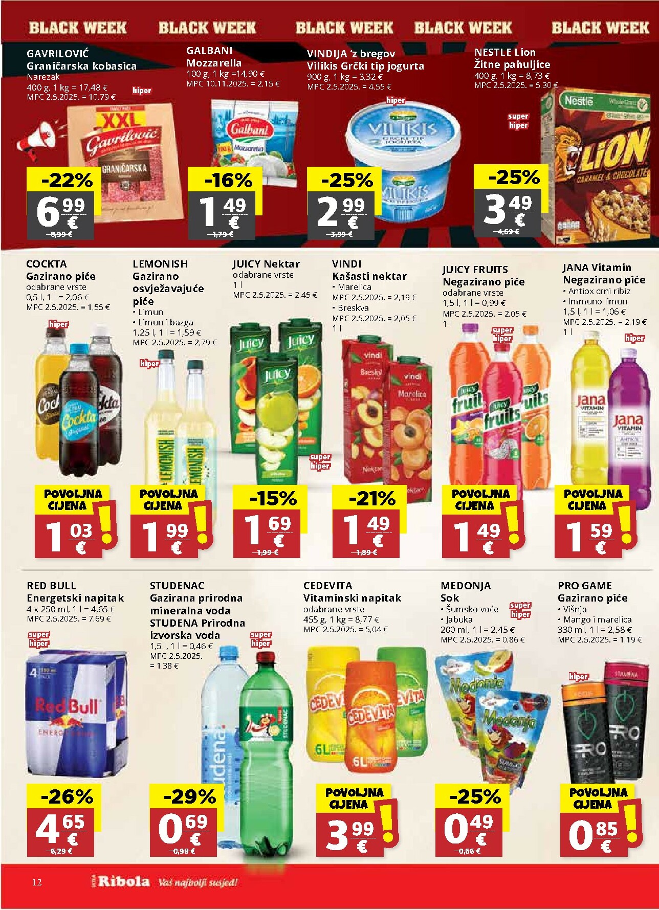 ribola - Prelistajte katalog Ribola, vrijedi od 26.11. do 02.12. - page: 12