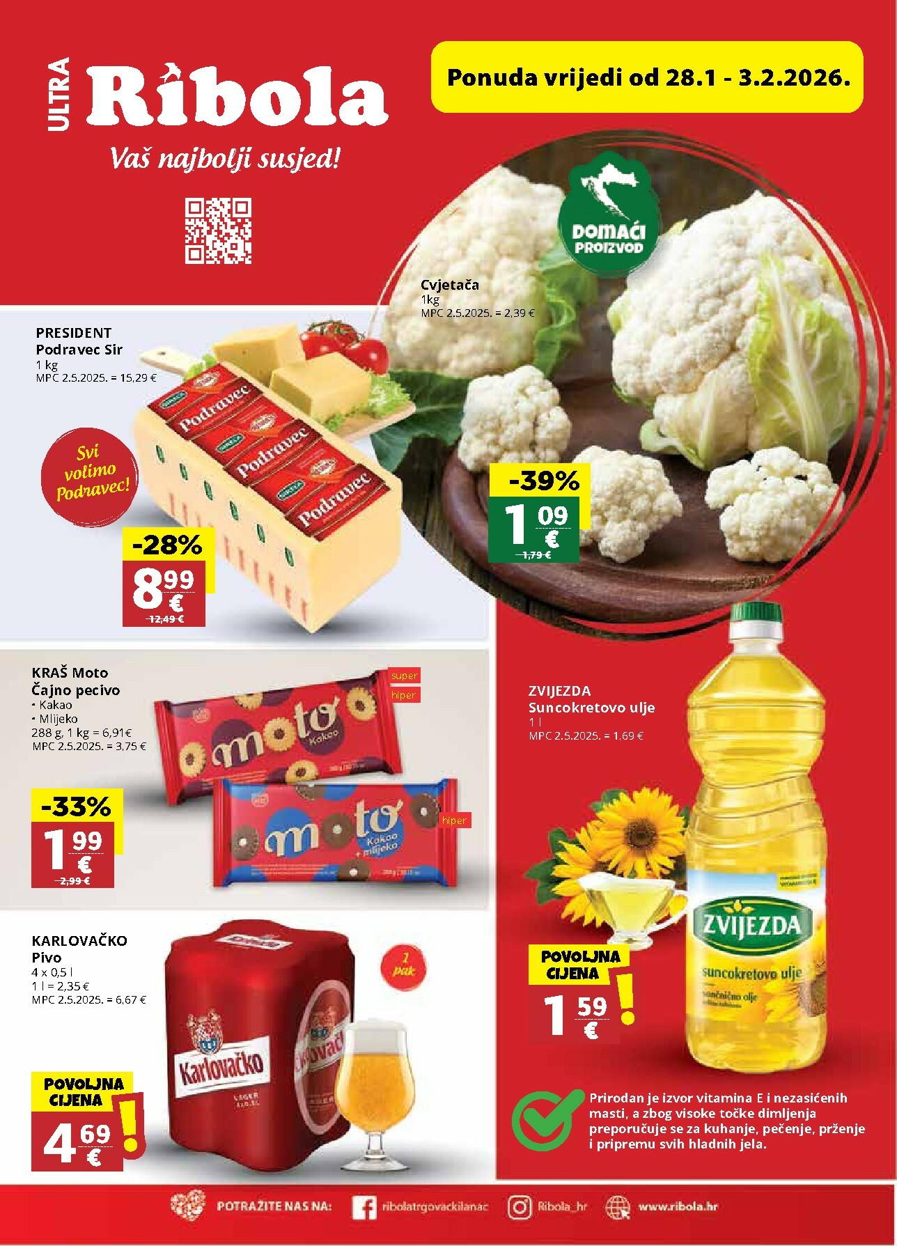 ribola - Prelistajte katalog Ribola, vrijedi od 28.01. do 03.02. - page: 1