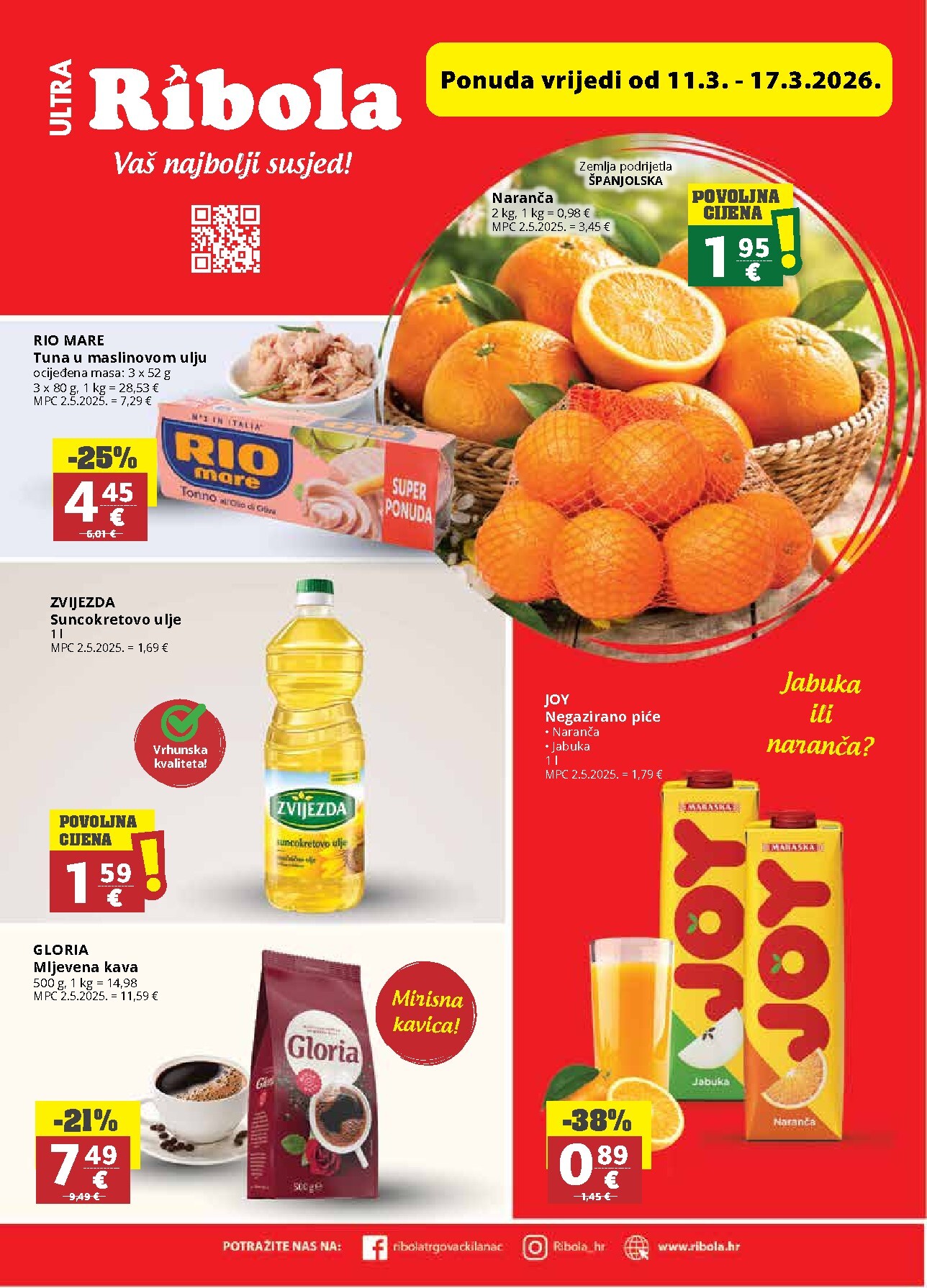 ribola - Prelistajte katalog Ribola, vrijedi od 11.03.2026 do 17.03.2026 - page: 1