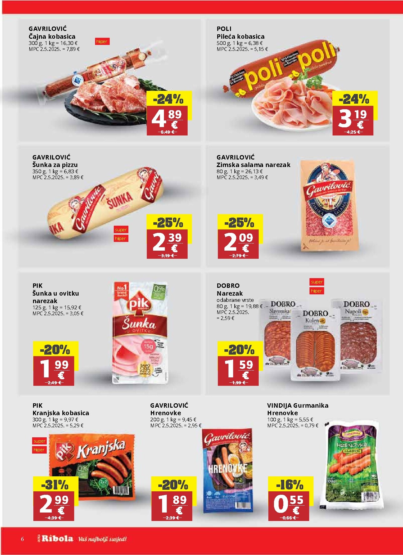 ribola - Prelistajte katalog Ribola, vrijedi od 11.03.2026 do 17.03.2026 - page: 6