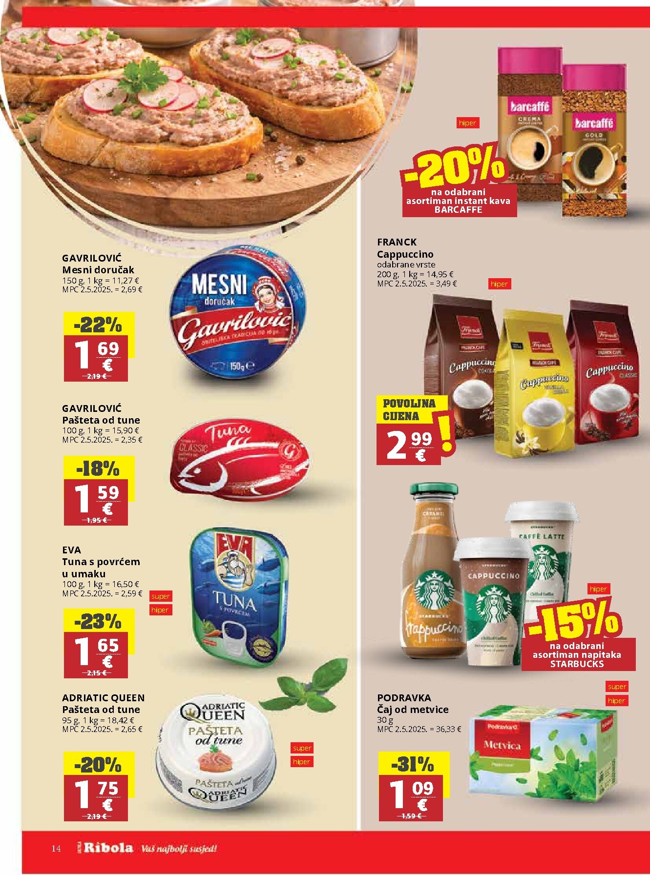 ribola - Prelistajte katalog Ribola, vrijedi od 11.03.2026 do 17.03.2026 - page: 14