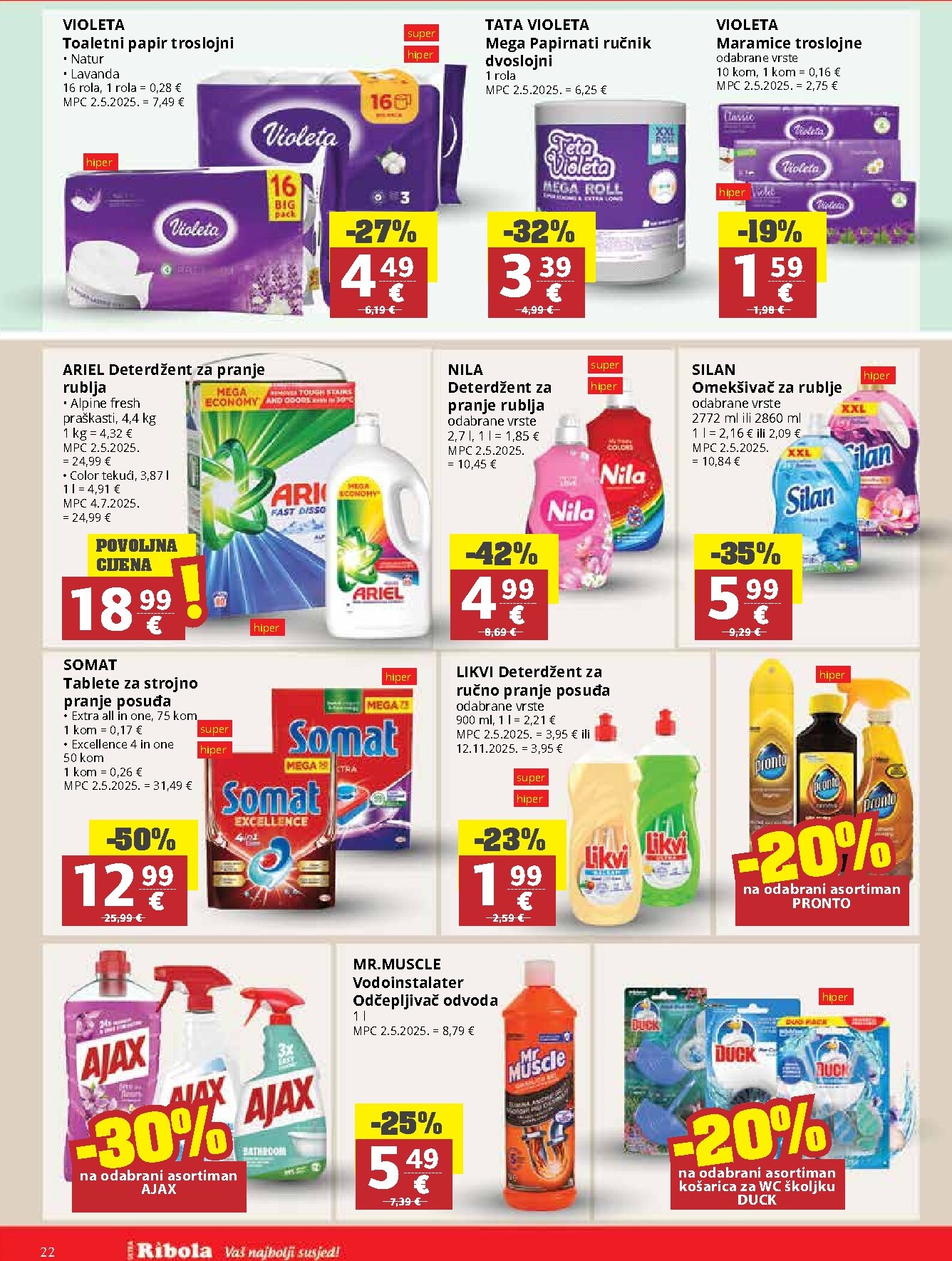 ribola - Prelistajte katalog Ribola, vrijedi od 25.03.2026 do 07.04.2026 - page: 22