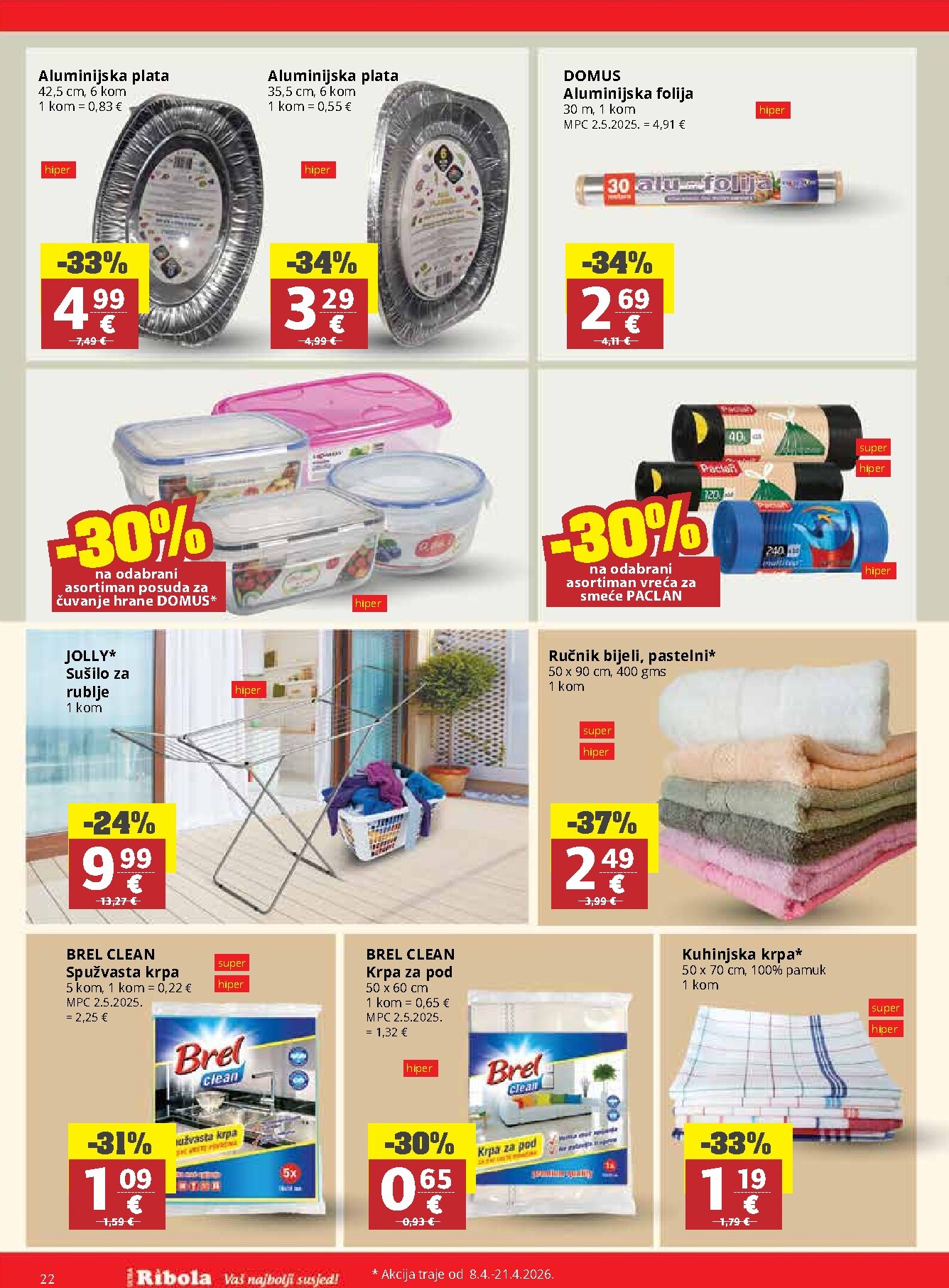 ribola - Prelistajte katalog Ribola, vrijedi od 08.04.2026 do 14.04.2026 - page: 22