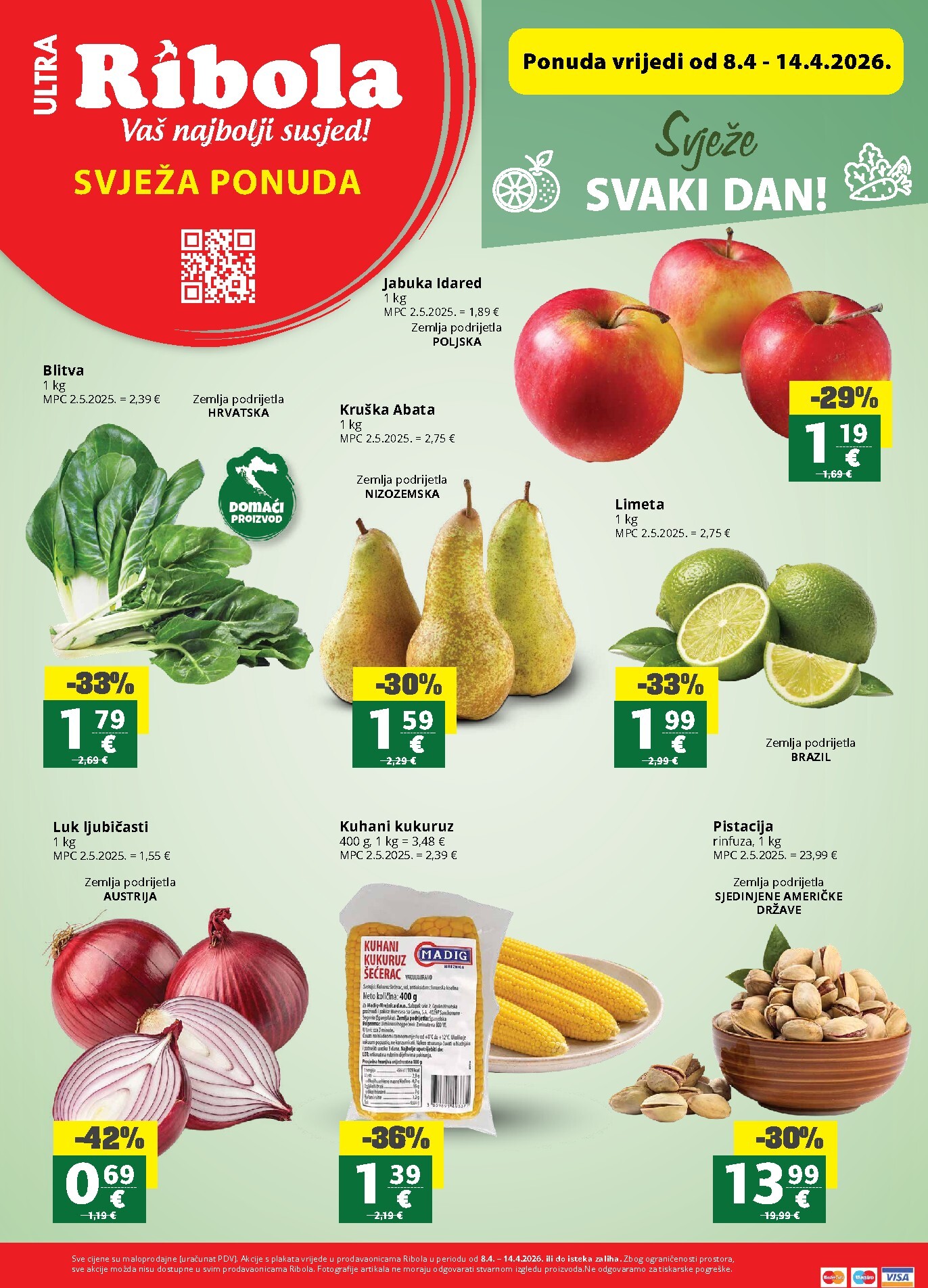 ribola - Aktualni Ribola - Super ponuda katalog vrijedi od srijede 08.04.2026 do utorka 14.04.2026 - page: 1