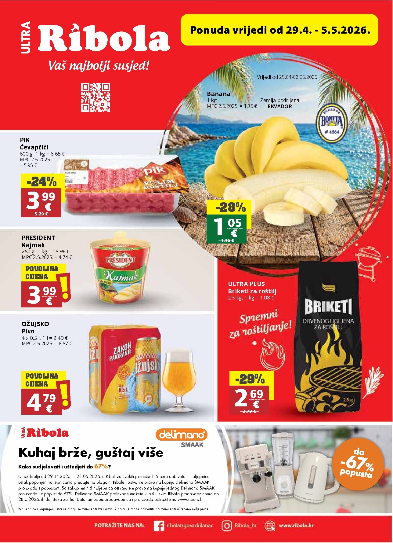 ribola - Budući Ribola letak vrijedi od srijede 29.04.2026 do utorka 05.05.2026