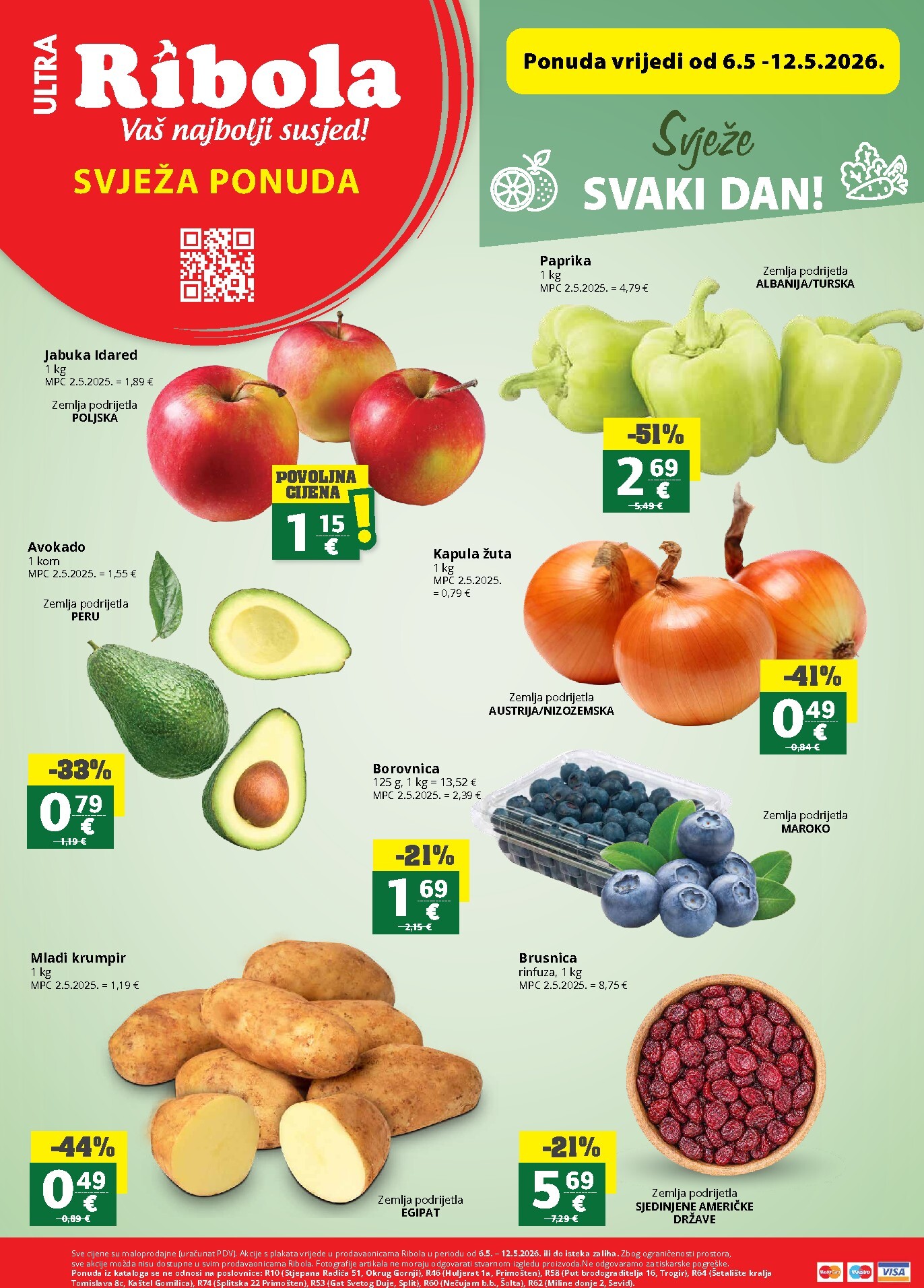 ribola - Aktualni Ribola - Super ponuda katalog vrijedi od srijede 06.05.2026 do utorka 12.05.2026 - page: 1