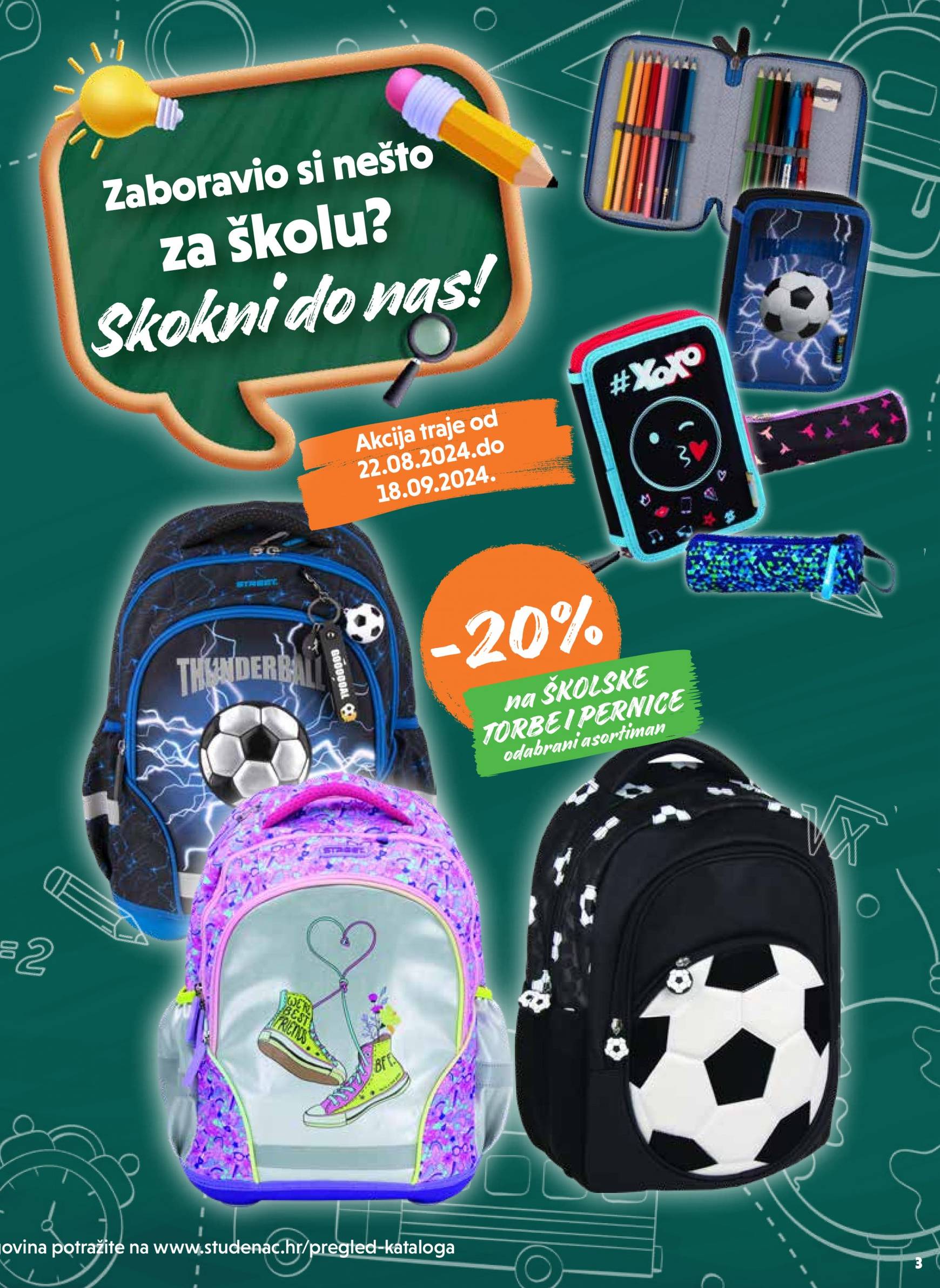 studenac - Novi katalog Studenac market - Back to School 22.08. - 18.09. - page: 3