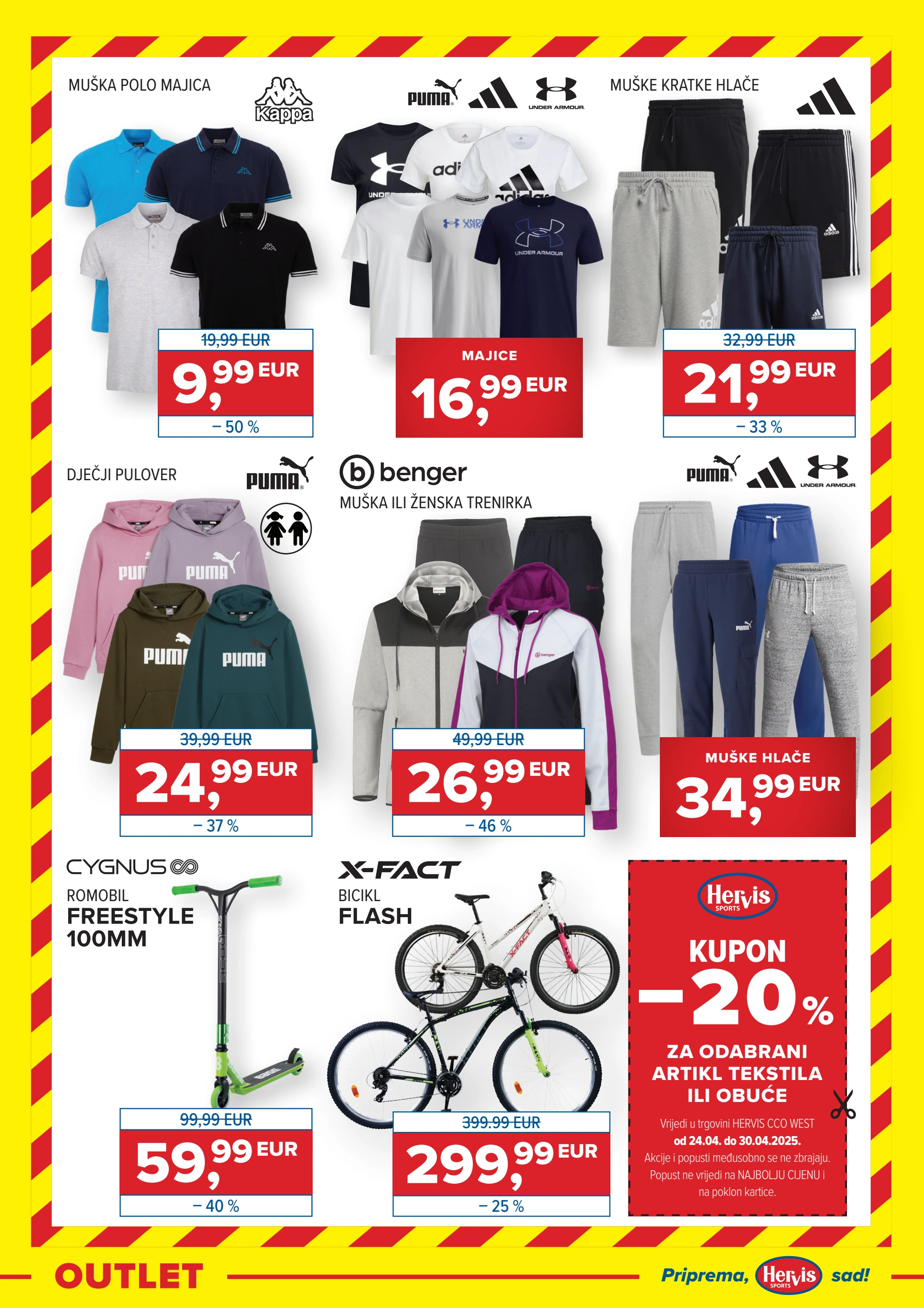 hervis - Hervis - Family Mall outlet do -70% katalog vrijedi od 24.04. do 27.04. - page: 2