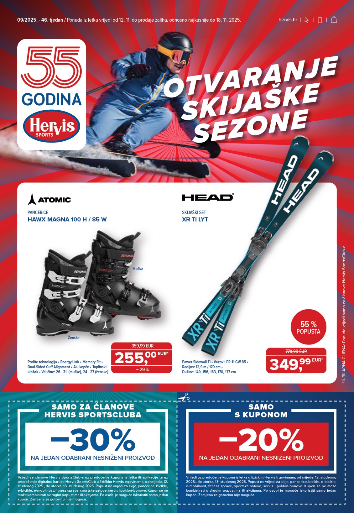 hervis - Prelistajte katalog Hervis, vrijedi od 12.11. do 18.11. - page: 1