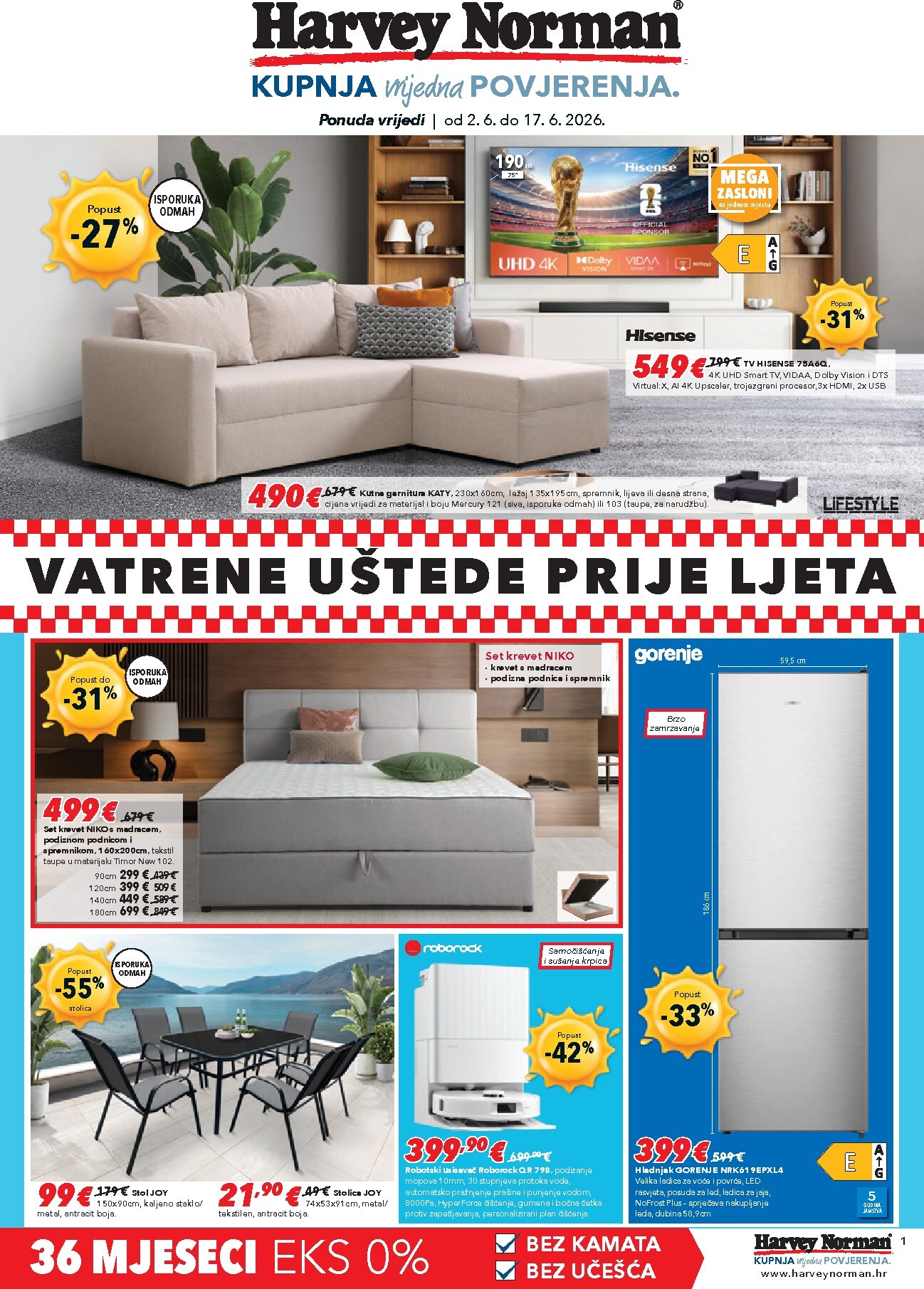 harvey-norman - Aktualni katalog Harvey Norman od utorka, 02.06.2026 do srijede, 17.06.2026 - page: 1