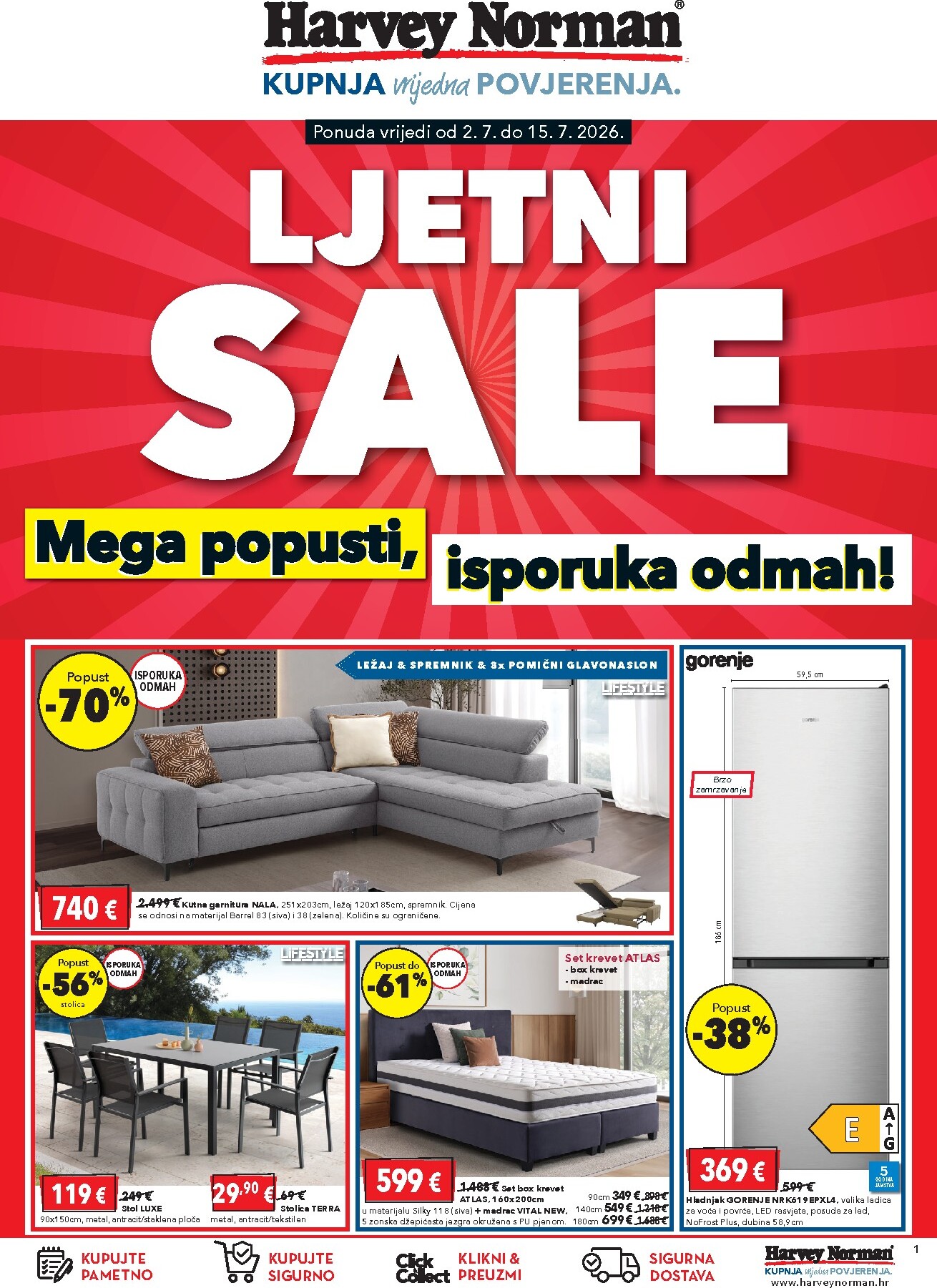 harvey-norman - Aktualni katalog Harvey Norman od četvrtka, 02.07.2026 do srijede, 15.07.2026 - page: 1