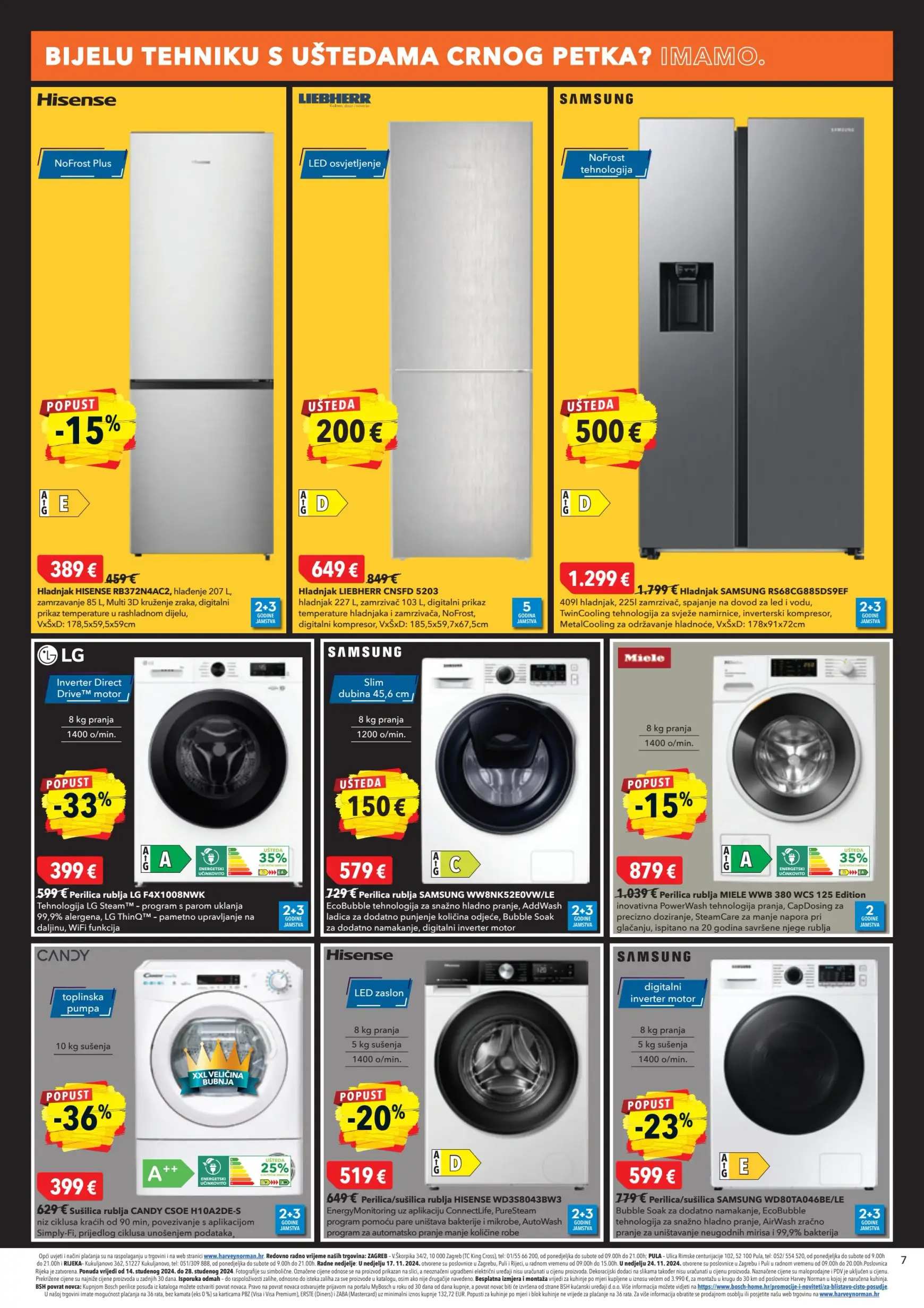 harvey-norman - Harvey Norman - Top hitovi Crnog petka katalog vrijedi od 14.11. do 28.11. - page: 7