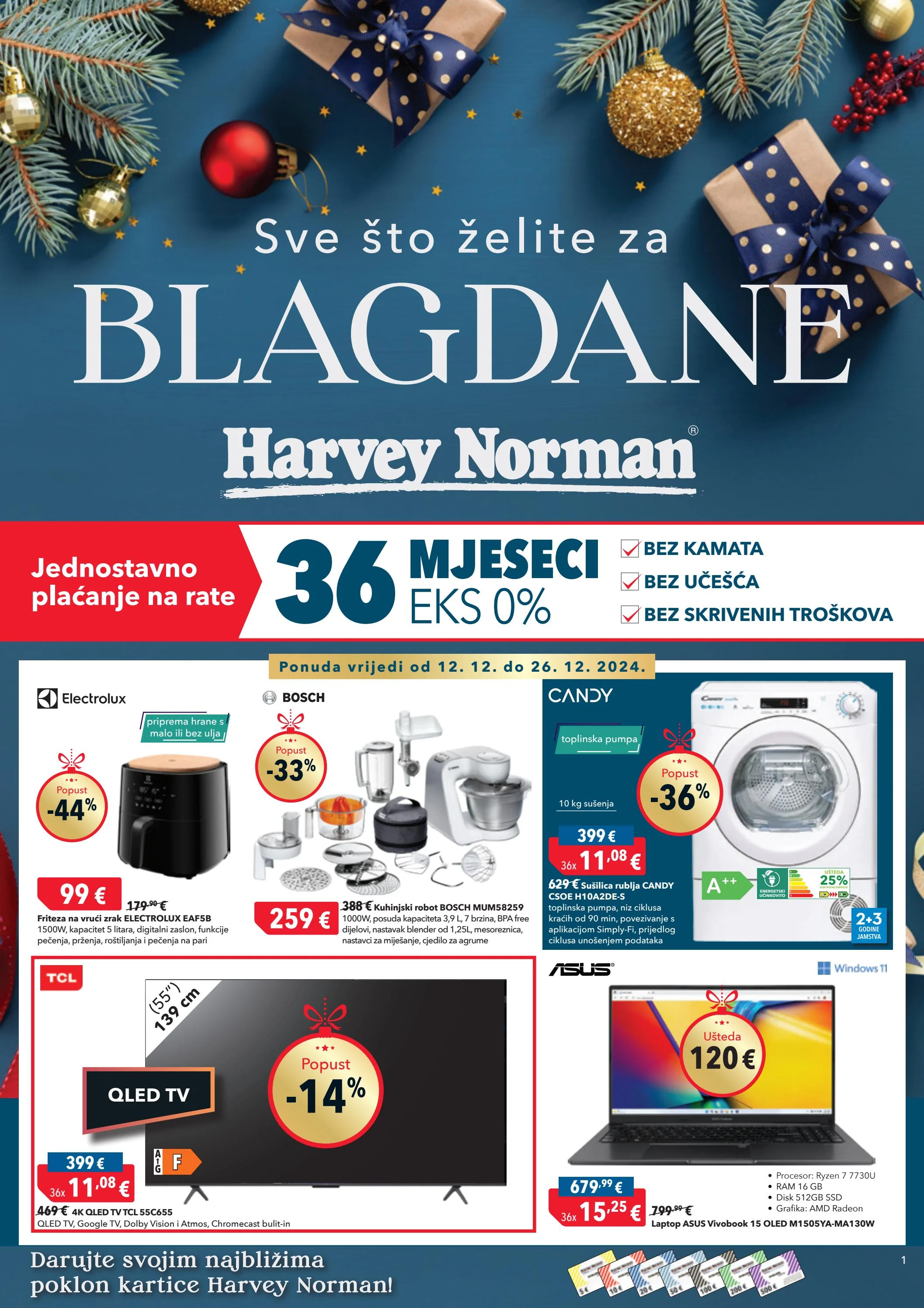 harvey-norman - Harvey Norman - Sve što želite za blagdane katalog vrijedi od 12.12. do 26.12.