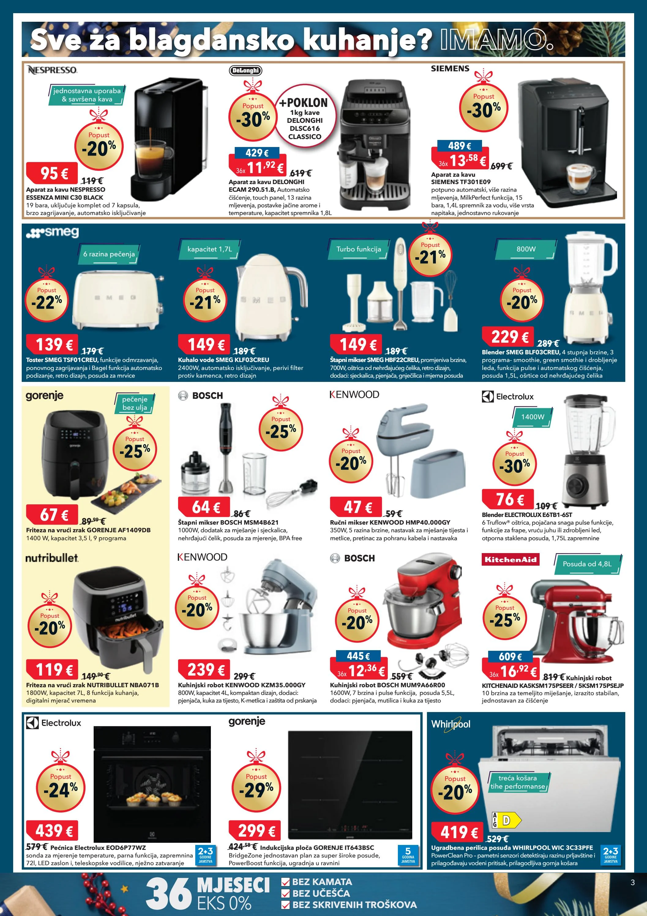 harvey-norman - Harvey Norman - Sve što želite za blagdane katalog vrijedi od 12.12. do 26.12. - page: 3