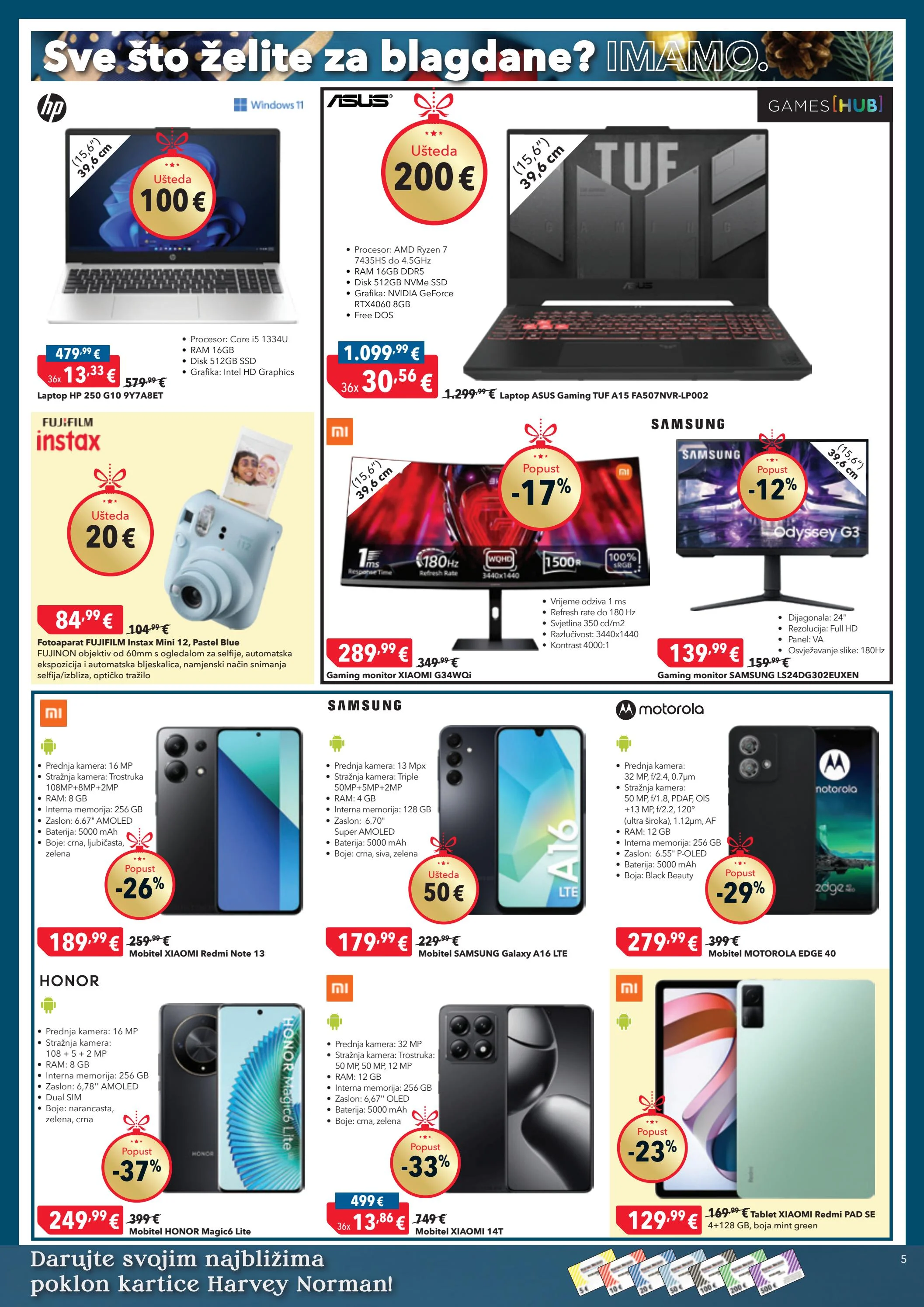 harvey-norman - Harvey Norman - Sve što želite za blagdane katalog vrijedi od 12.12. do 26.12. - page: 5