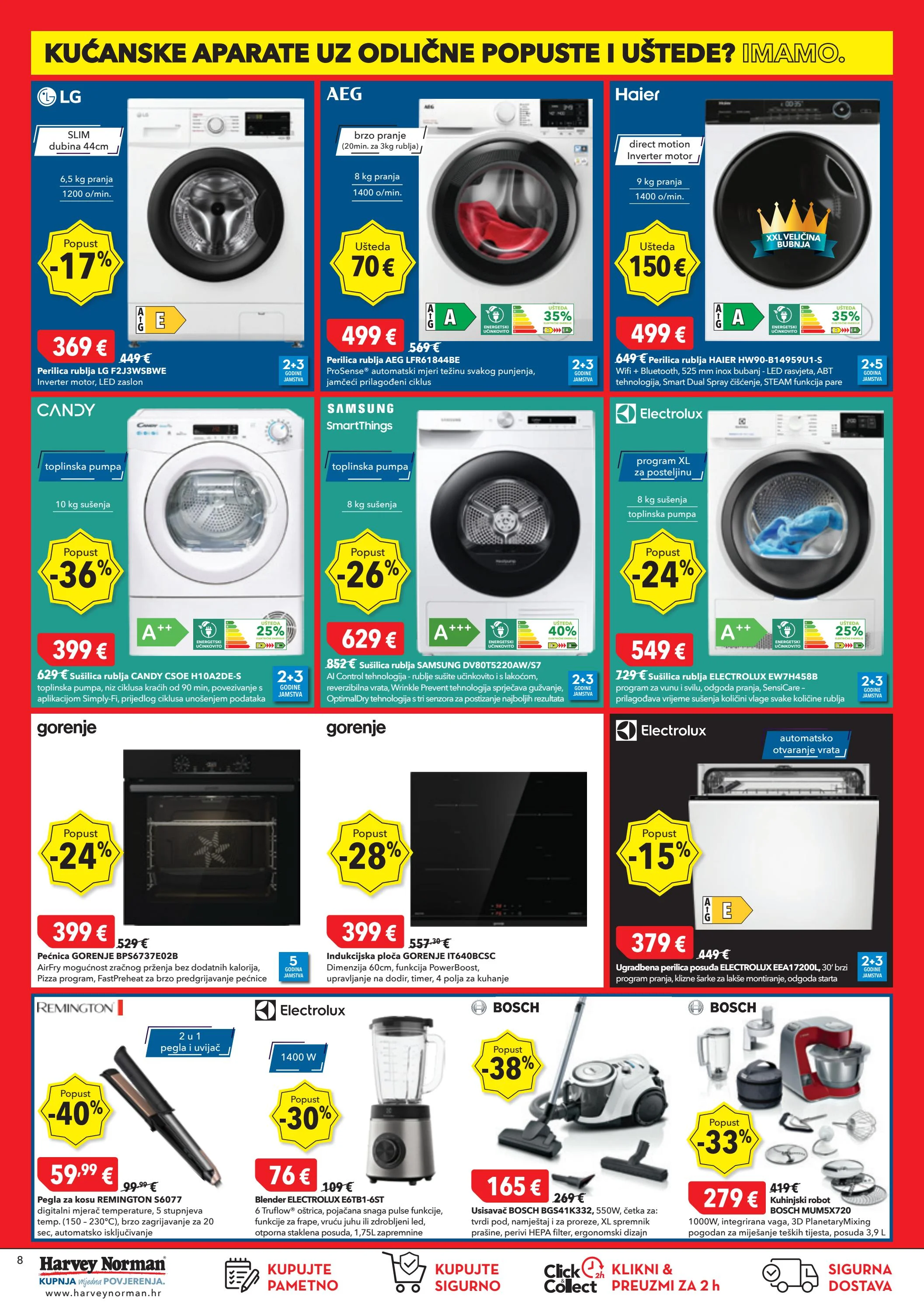 harvey-norman - Harvey Norman - Veliko sniženje završava! katalog vrijedi od 09.01. do 22.01. - page: 8