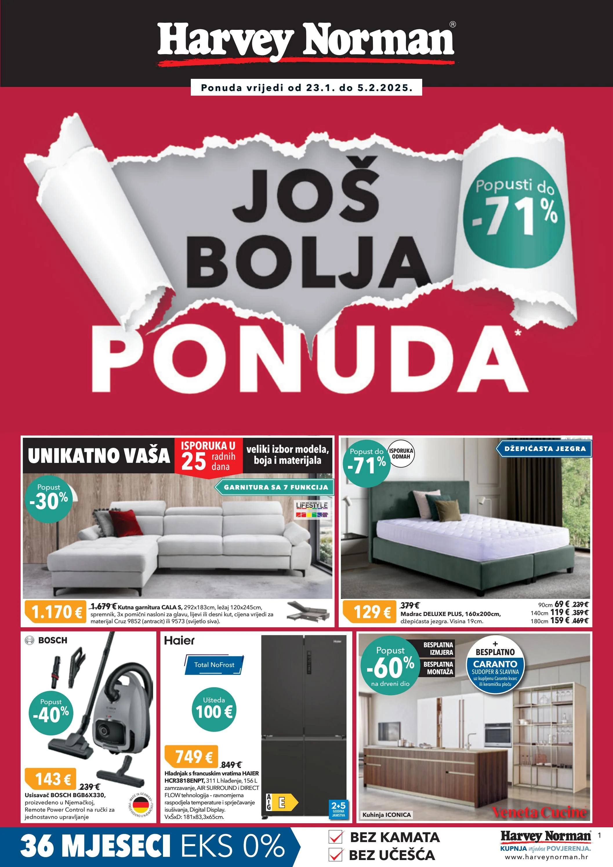 harvey-norman - Harvey Norman - Još bolja ponuda! katalog vrijedi od 23.01. do 05.02. - page: 1