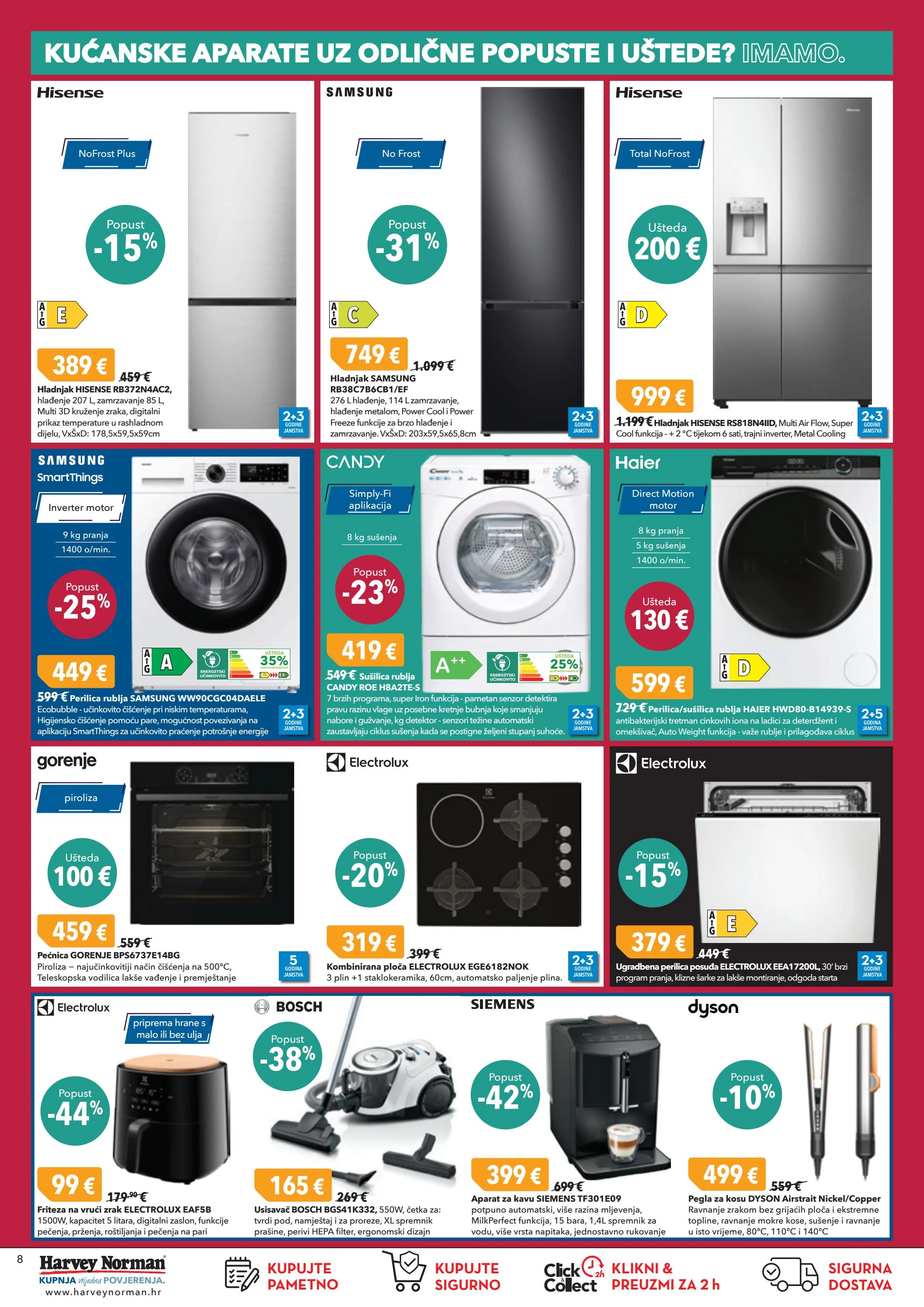 harvey-norman - Harvey Norman - Još bolja ponuda! katalog vrijedi od 23.01. do 05.02. - page: 8