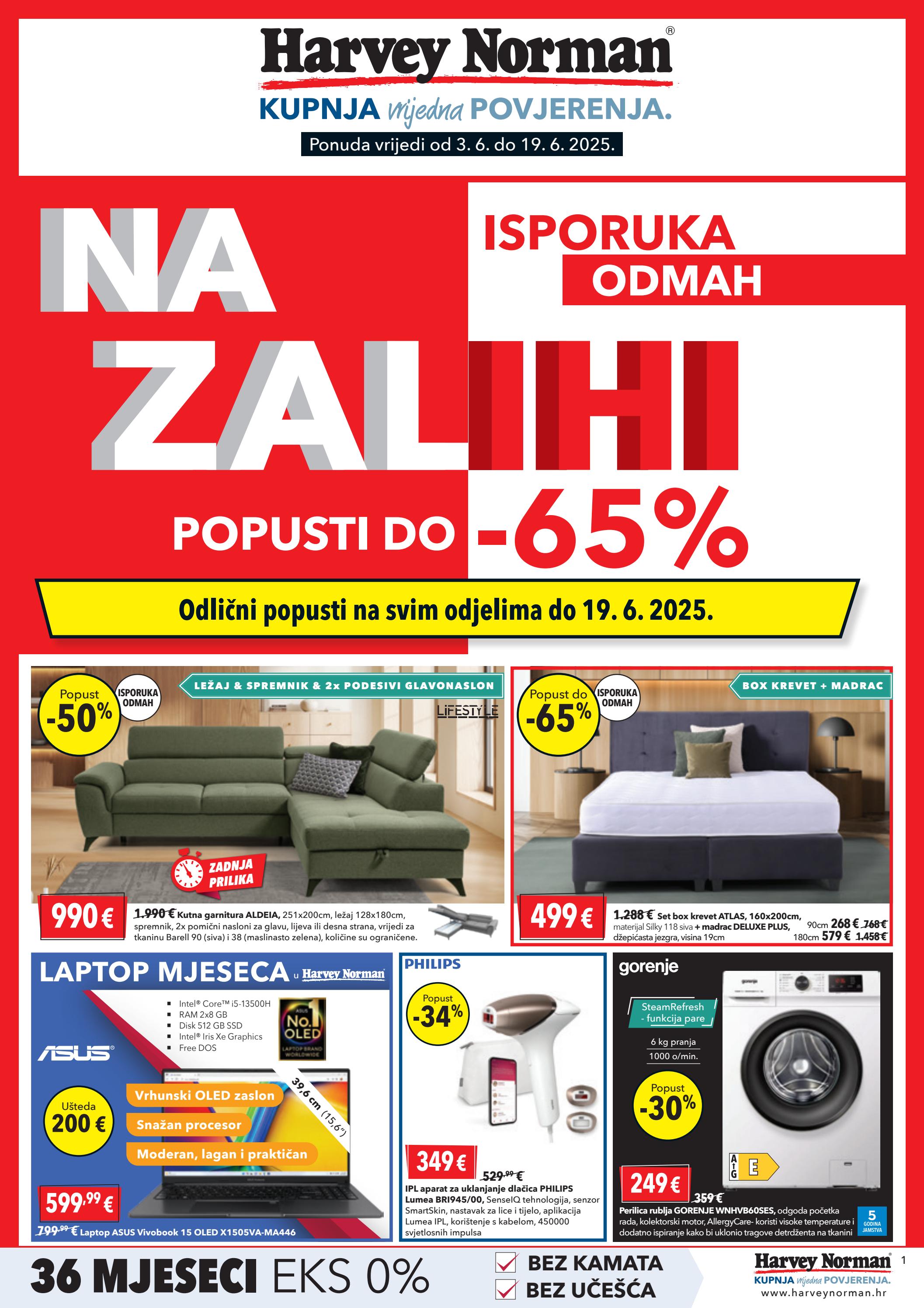 harvey-norman - Prelistajte ovaj Harvey Norman - Sve na zalihi katalog, vrijedi od 03.06. do 19.06.