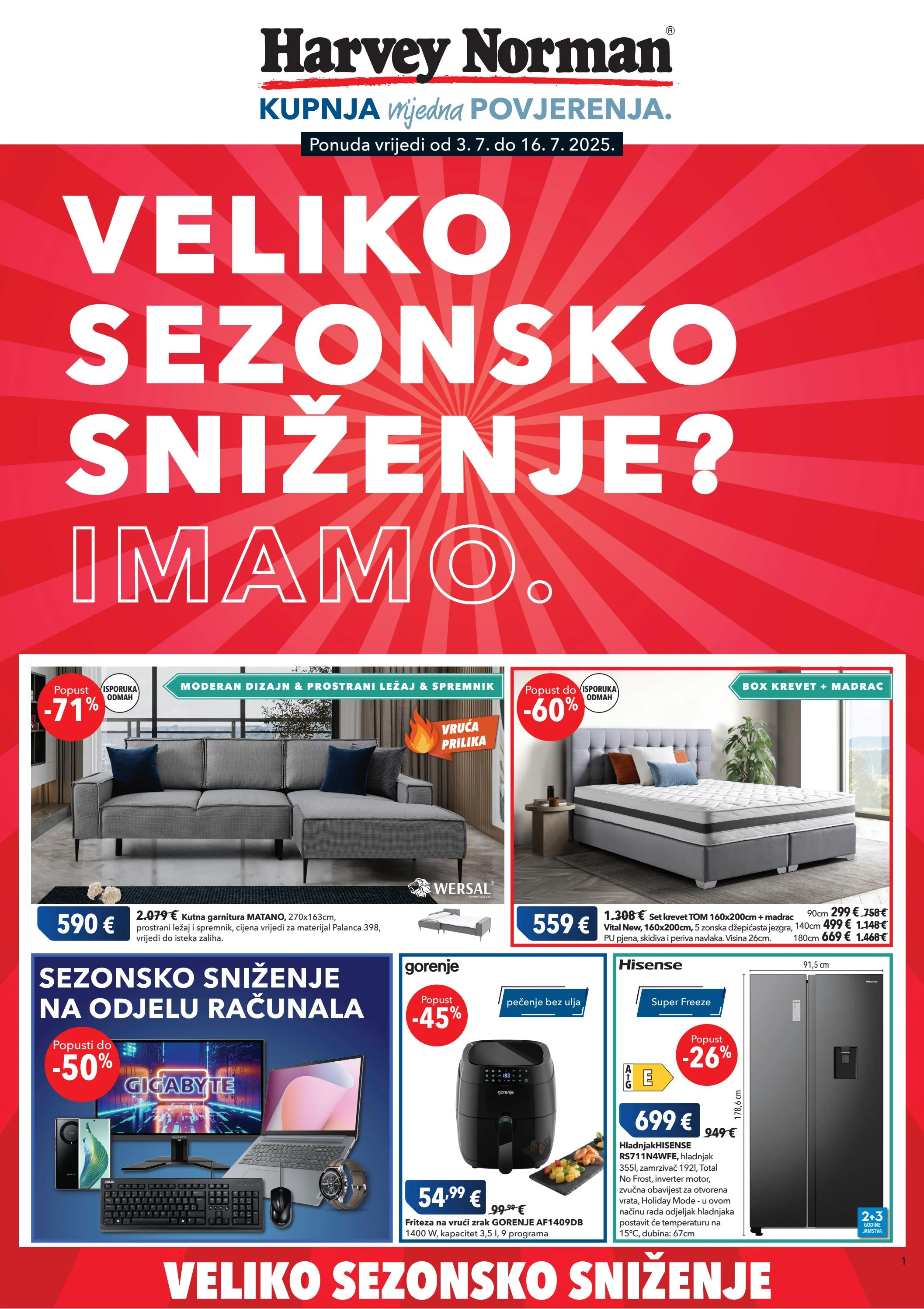 harvey-norman - Prelistajte katalog Harvey Norman, vrijedi od 03.07. do 16.07.