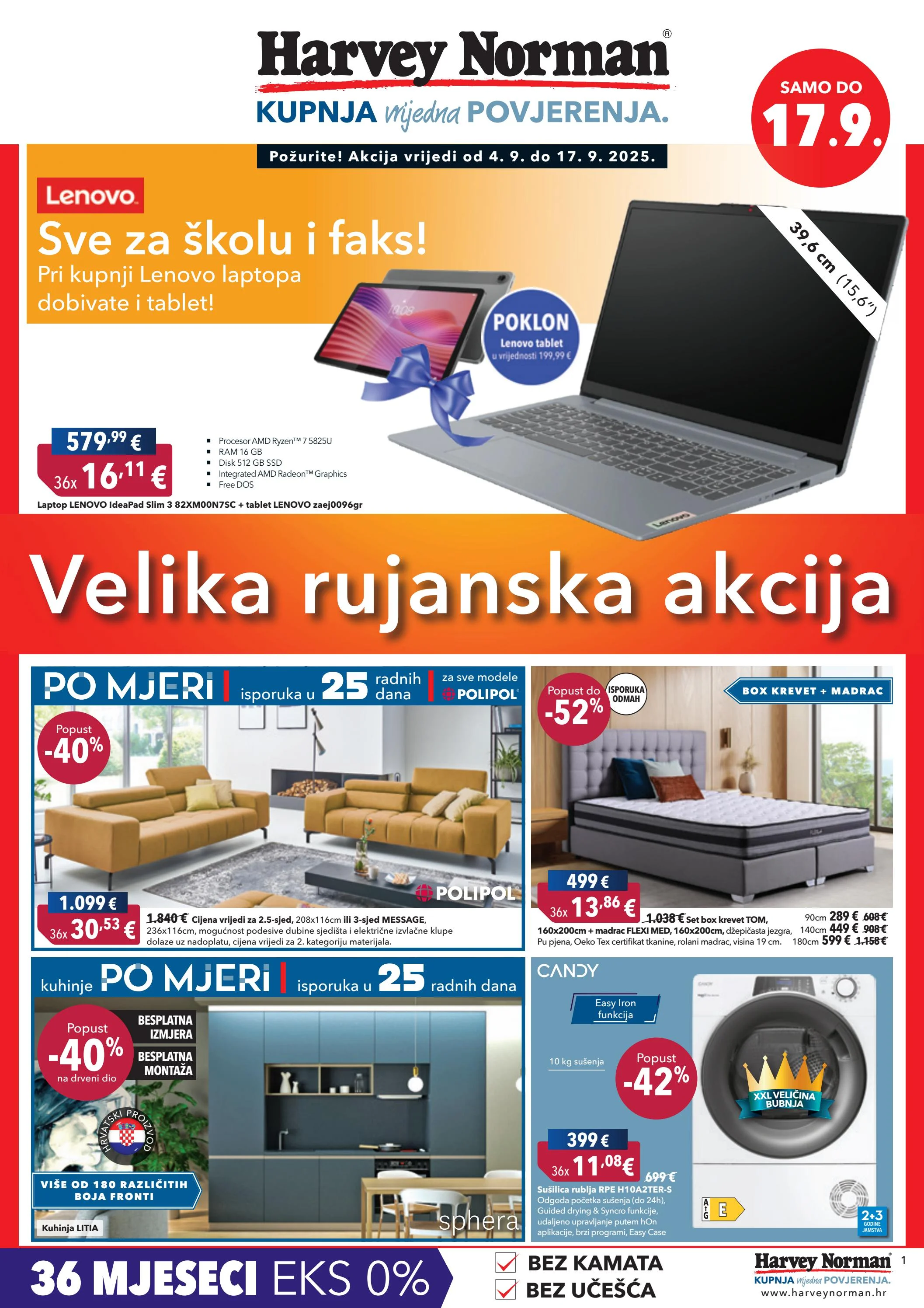 harvey-norman - Prelistajte katalog Harvey Norman - Velika rujanska akcija, vrijedi od 04.09. do 17.09.