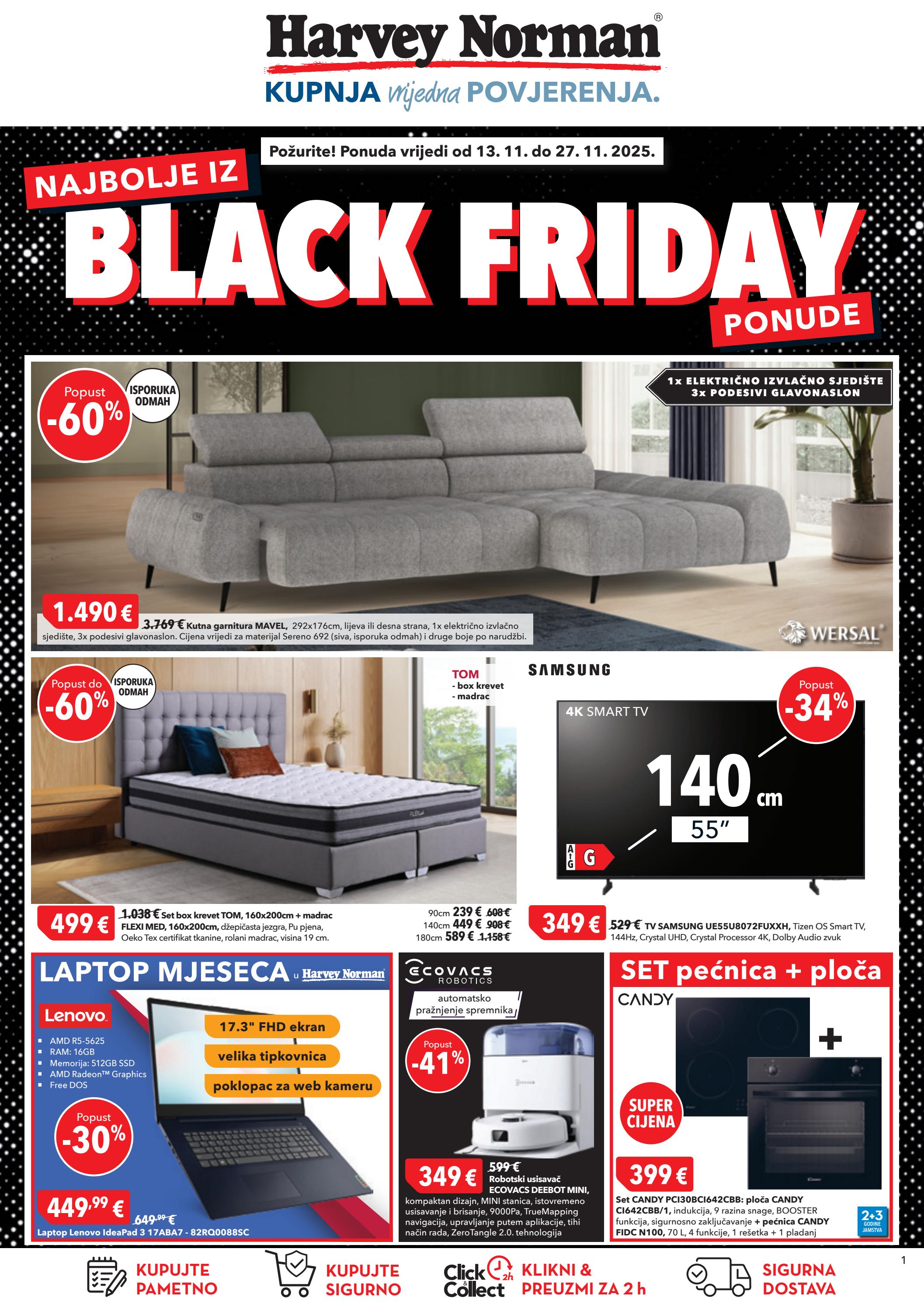 harvey-norman - Prelistajte katalog Harvey Norman - Black Friday, vrijedi od 13.11. do 27.11.