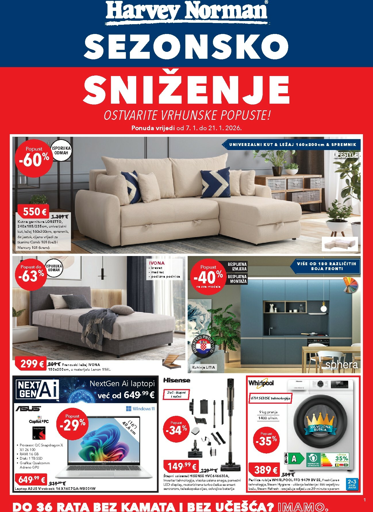 harvey-norman - Prelistajte katalog Harvey Norman, vrijedi od 07.01. do 21.01.