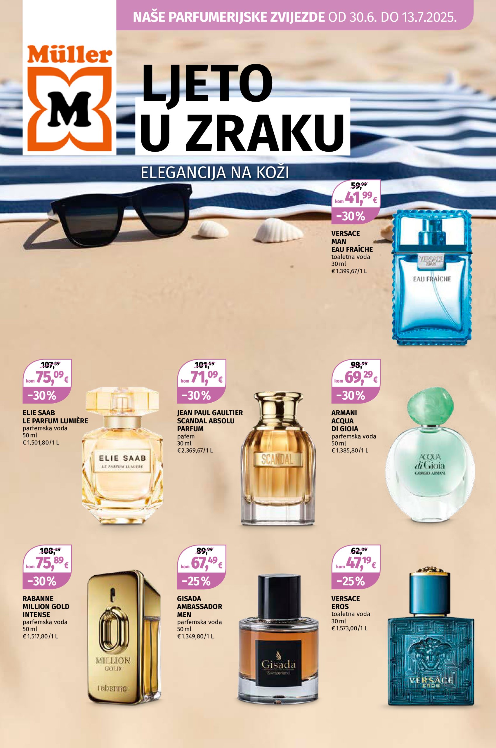 muller - Prelistajte katalog Müller - Parfumerijske zvijezde, vrijedi od 30.06. do 13.07.