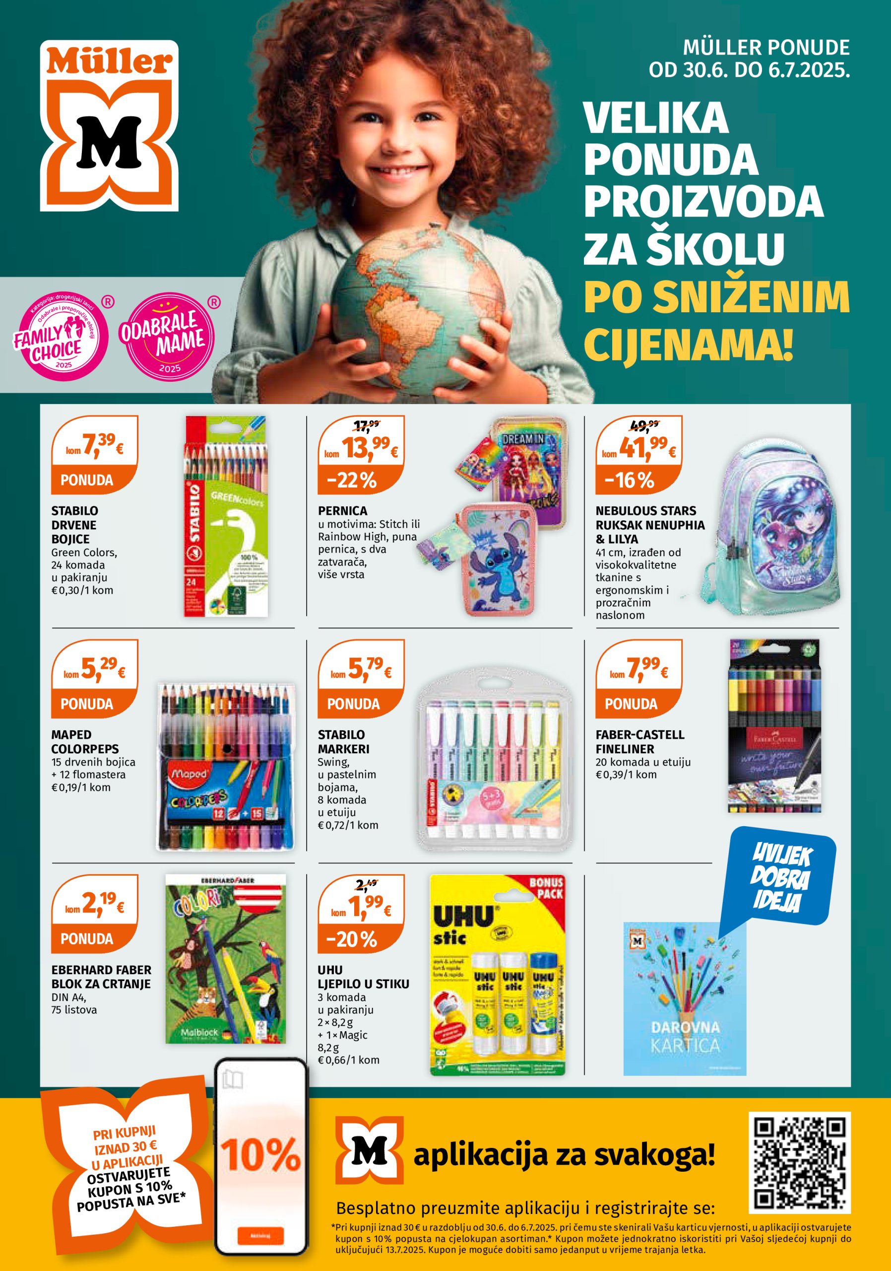 muller - Prelistajte katalog Müller - Ponuda odjela papirnice, vrijedi od 30.06. do 06.07.