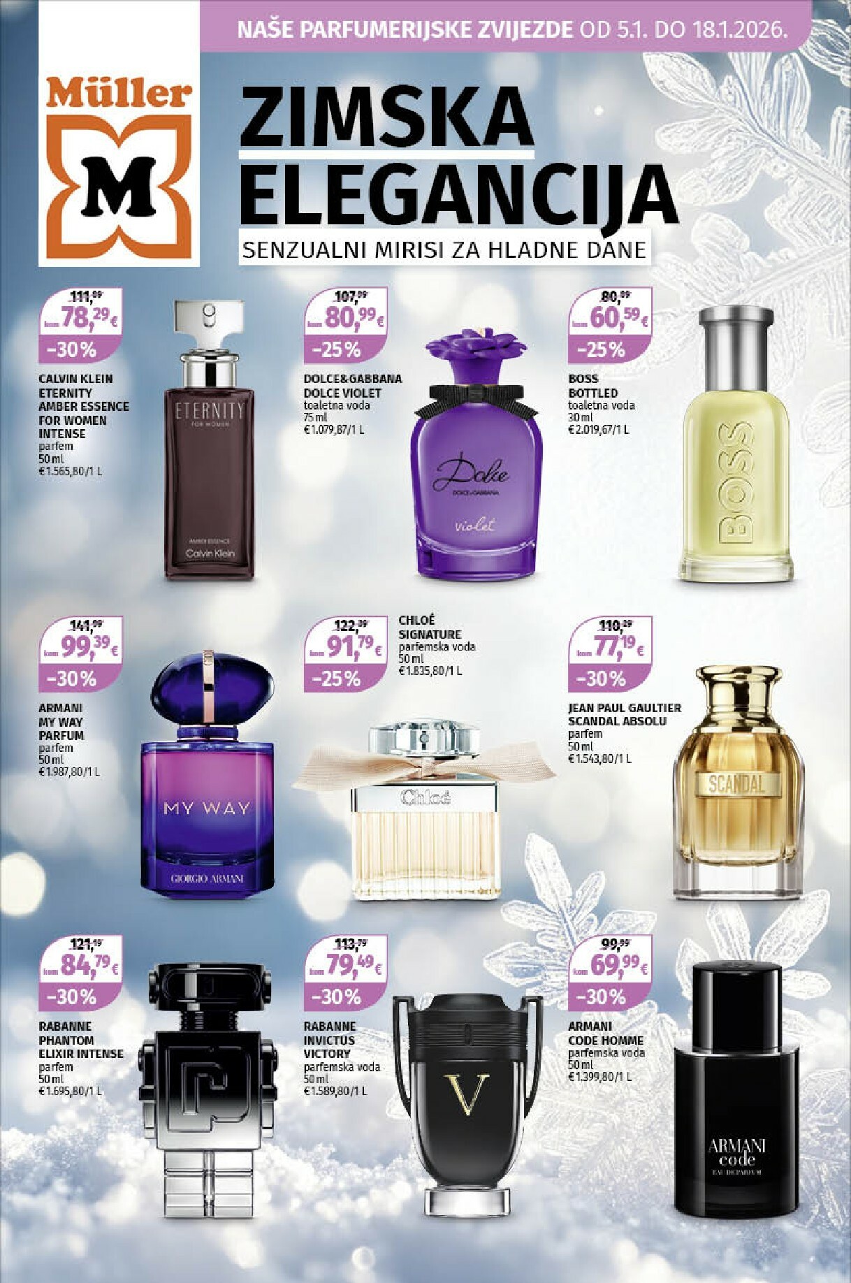 muller - Prelistajte katalog Müller - Parfumerijske zvijezde, vrijedi od 05.01. do 18.01.
