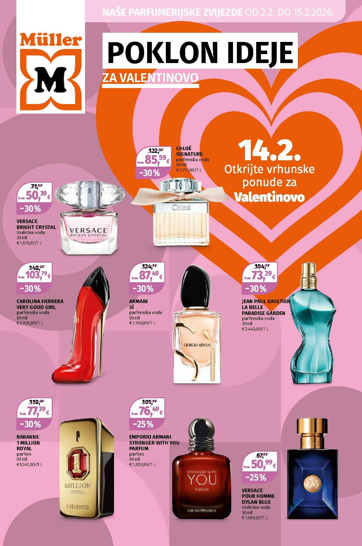 muller - Prelistajte katalog Müller - Parfumerijske zvijezde, vrijedi od 02.02. do 15.02. - page: 1