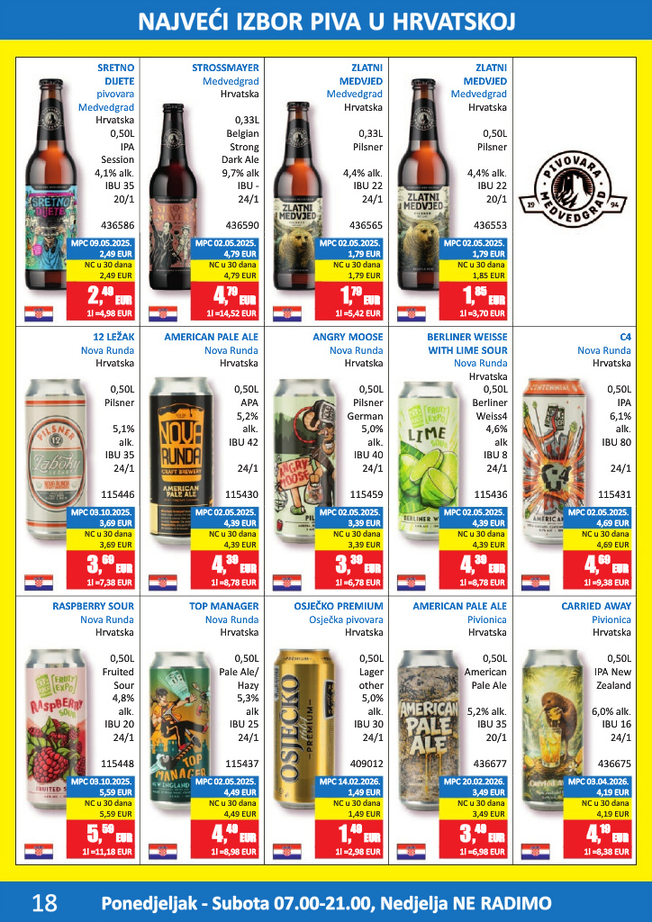 vrutak - Aktualni katalog Vrutak - Pivski katalog od ponedjeljka, 01.06.2026 do utorka, 30.06.2026 - page: 18