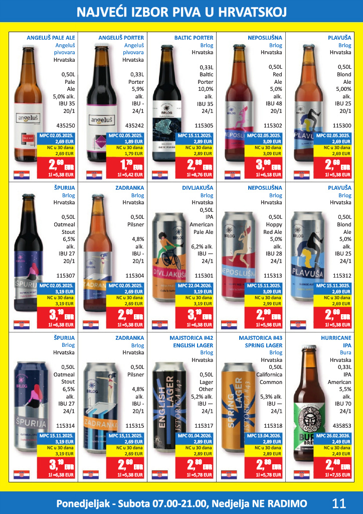 vrutak - Aktualni katalog Vrutak - Pivski katalog od ponedjeljka, 01.06.2026 do utorka, 30.06.2026 - page: 11