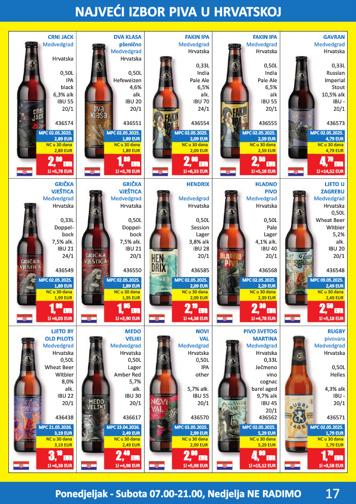 vrutak - Aktualni katalog Vrutak - Pivski katalog od ponedjeljka, 01.06.2026 do utorka, 30.06.2026 - page: 17