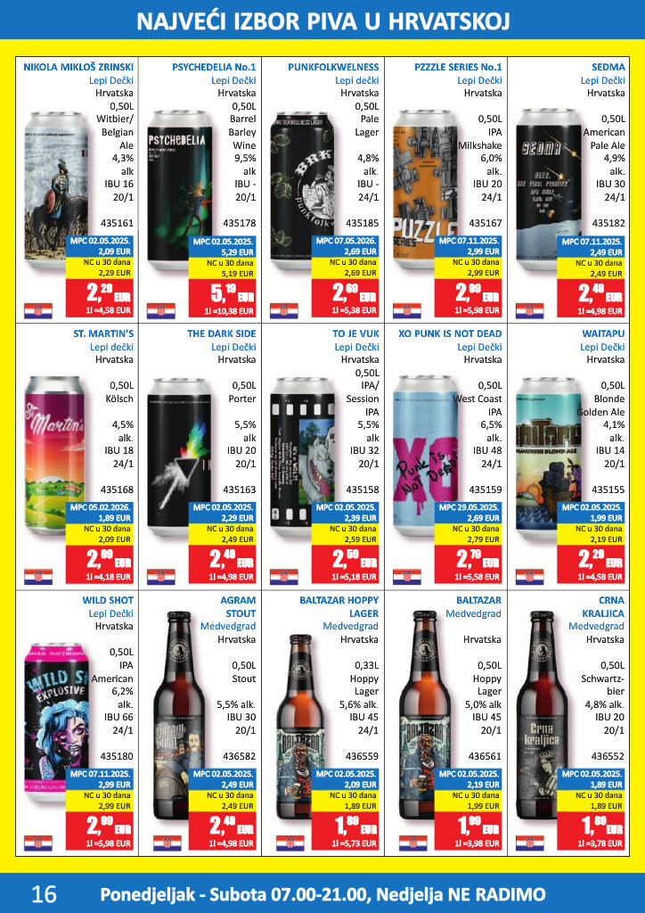 vrutak - Aktualni katalog Vrutak - Pivski katalog od ponedjeljka, 01.06.2026 do utorka, 30.06.2026 - page: 16