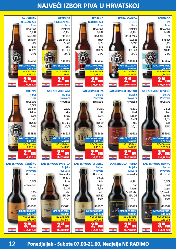 vrutak - Aktualni katalog Vrutak - Pivski katalog od ponedjeljka, 01.06.2026 do utorka, 30.06.2026 - page: 12